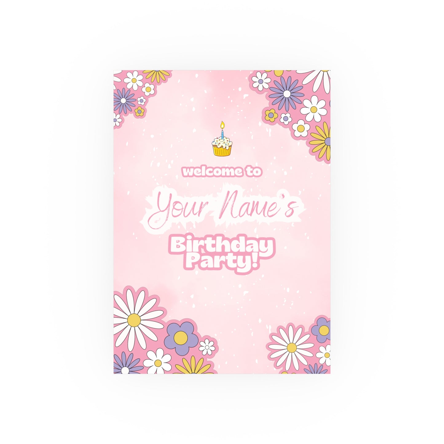 Blossom Birthday Matte Posters