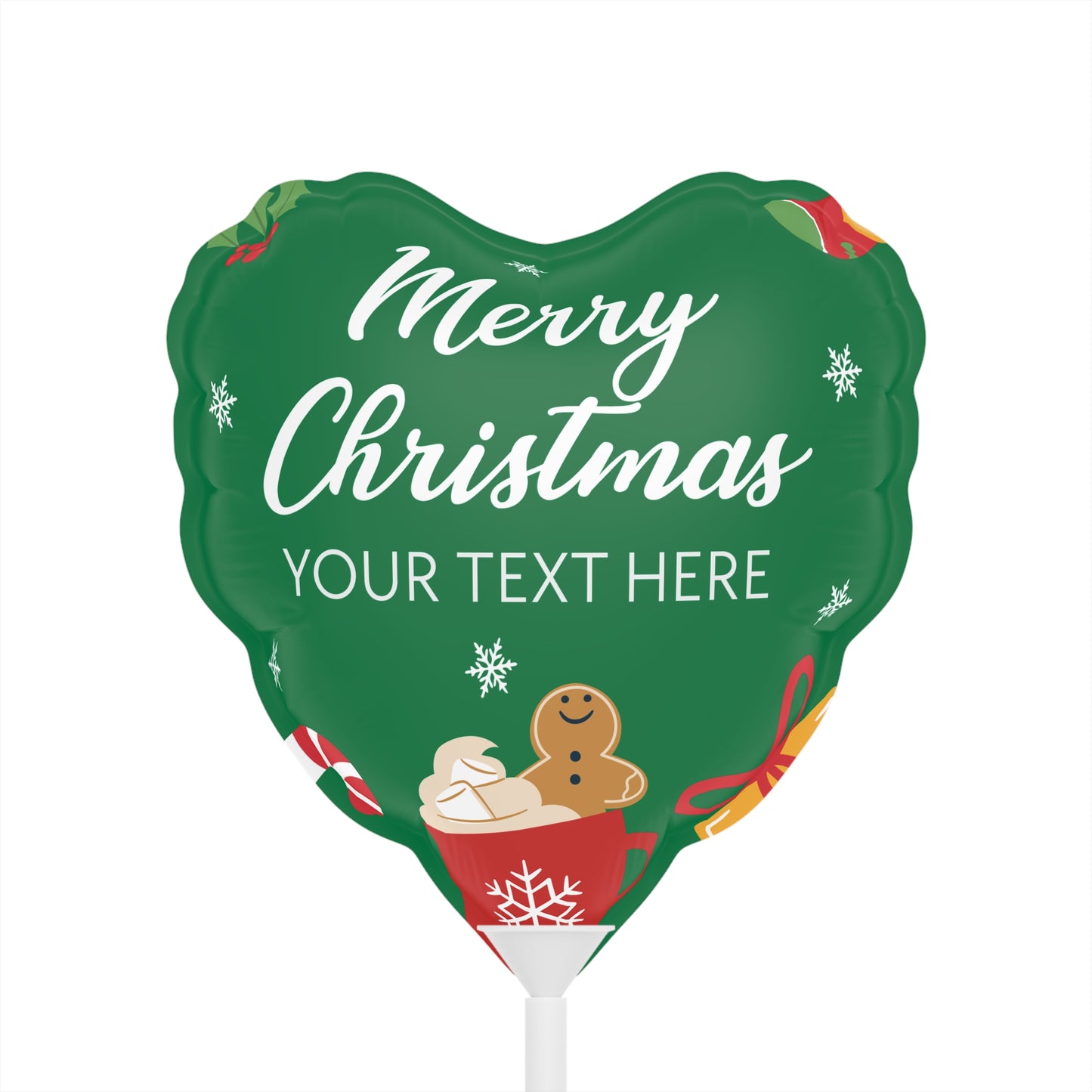 Joyful Holiday Balloons (Round and Heart-shaped), 6"