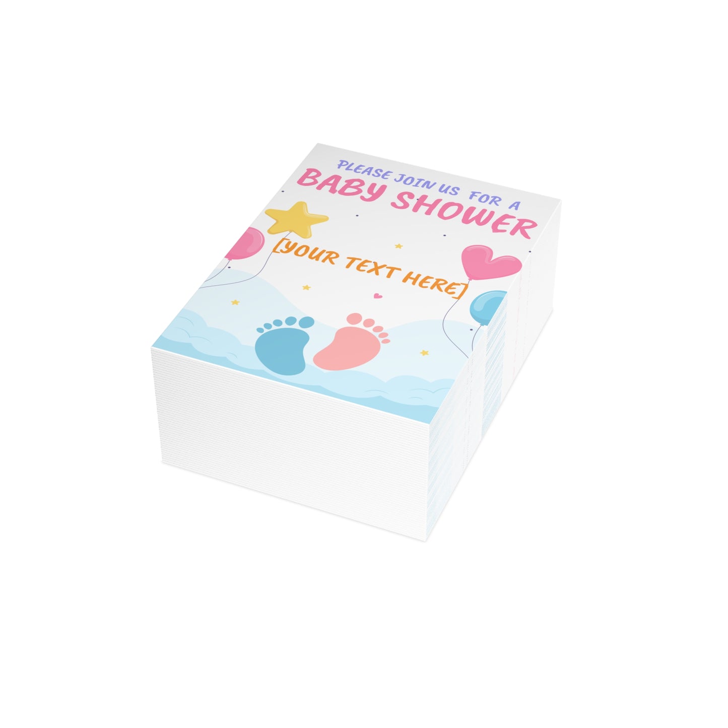 Tiny Steps, Big Dreams Invitation Postcard