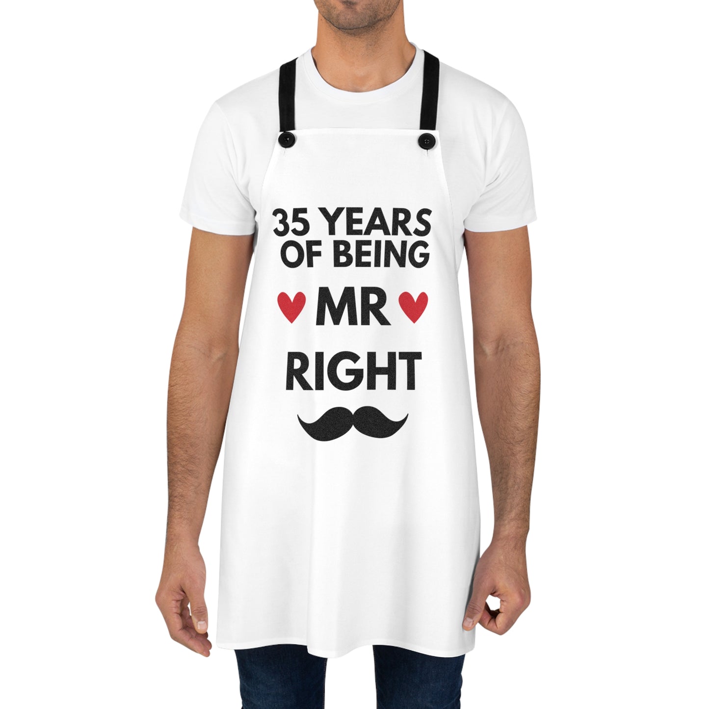 35 Years of Being Mr. Right Apron