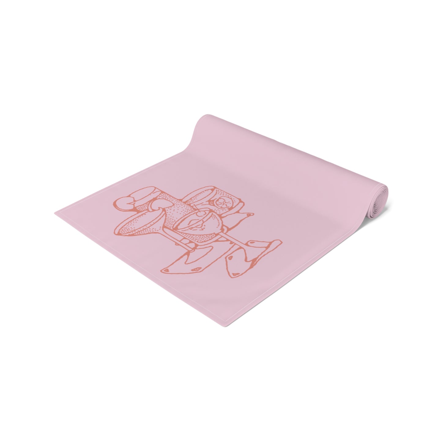 Retro Cocktail Table Runner (Cotton, Poly)