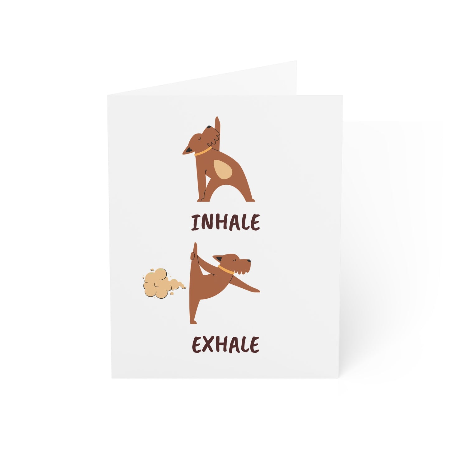 Inhale Exhale Greeting Card
