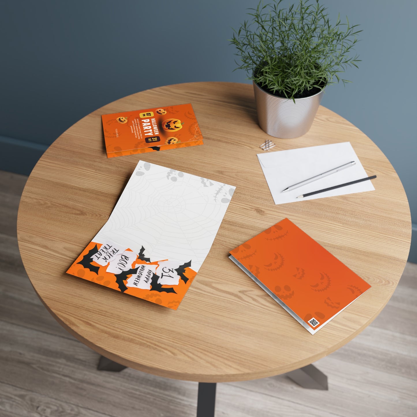 Pumpkin Party Greeting Cards