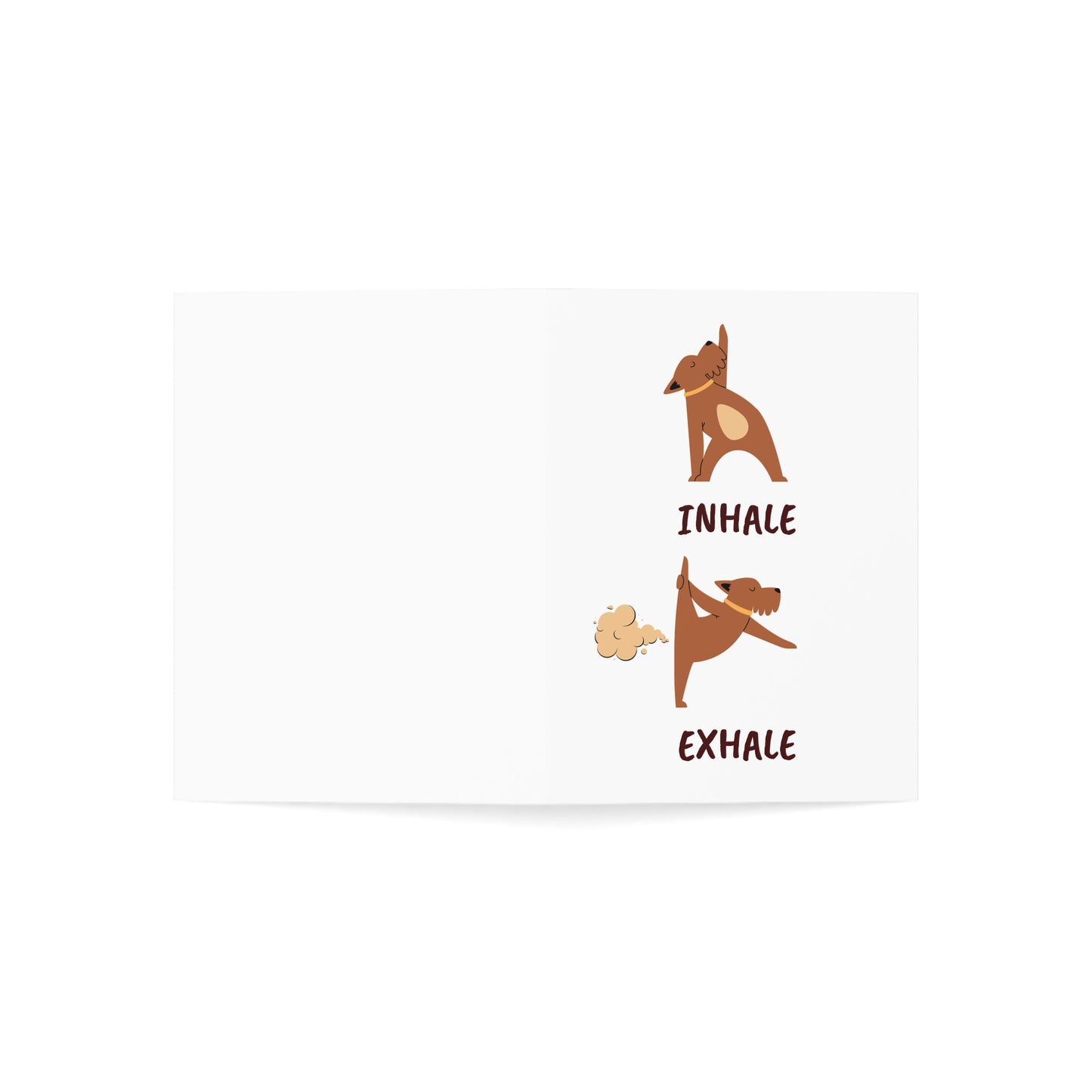 Inhale Exhale Greeting Card