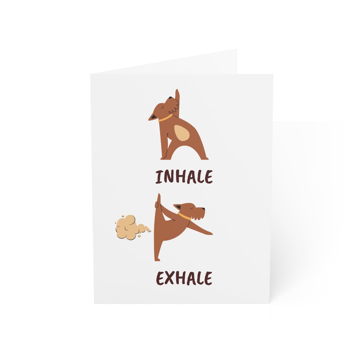 Inhale Exhale Greeting Card