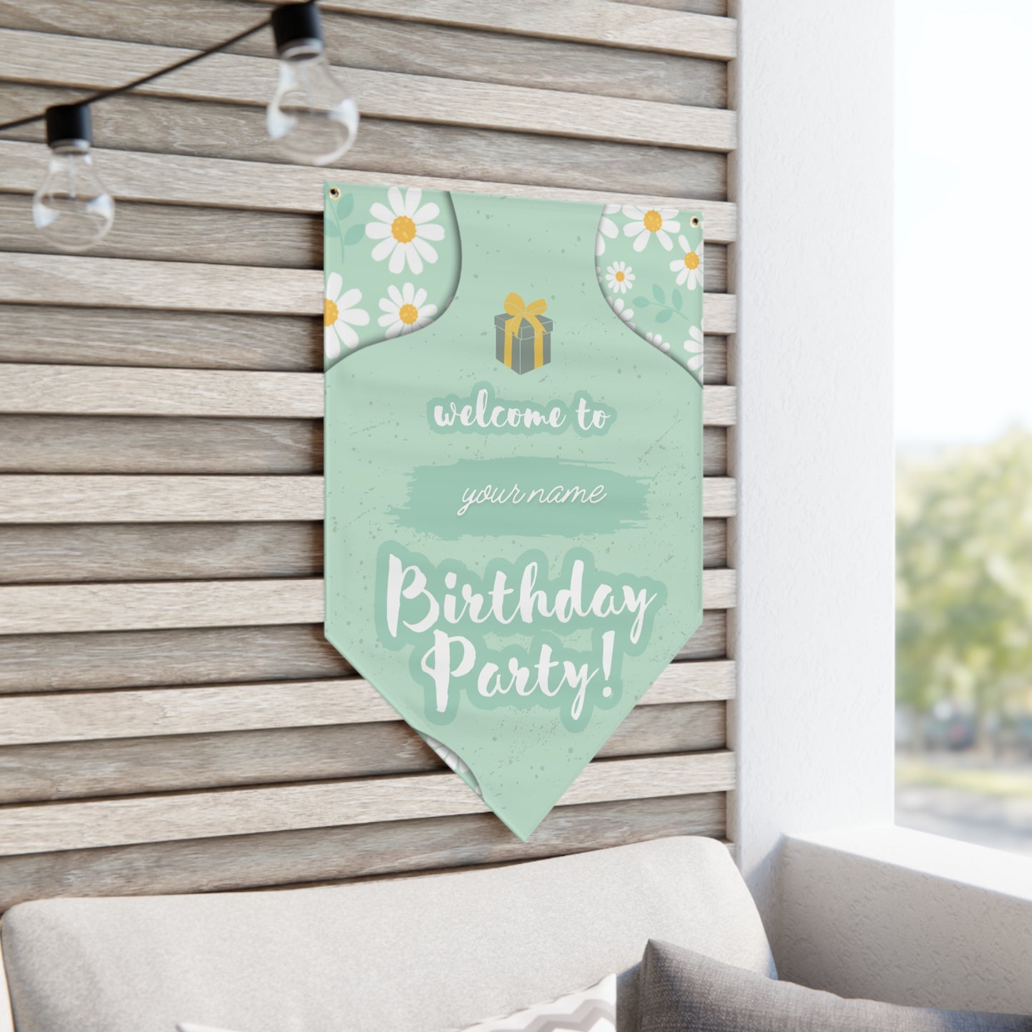 Mint Vibes Pennant Banner