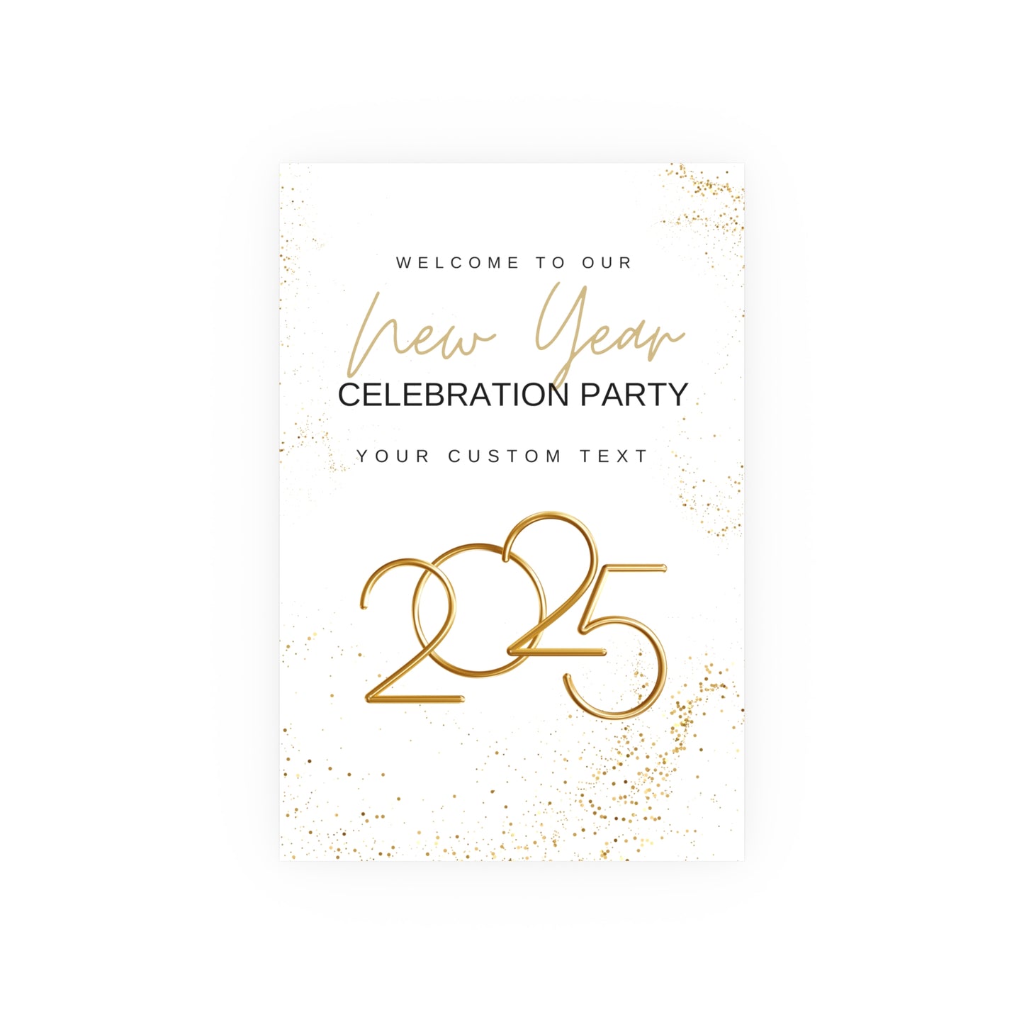 Golden New Beginnings Matte Posters