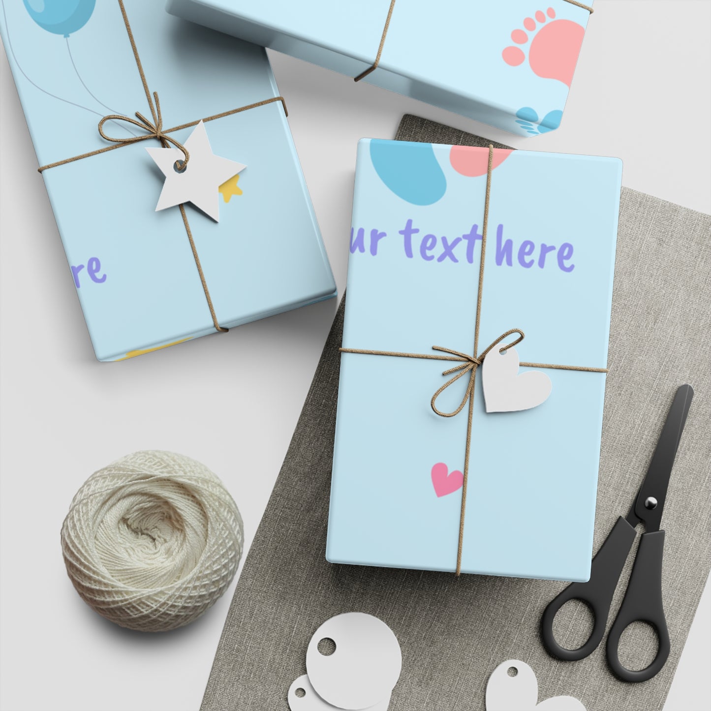 Tiny Steps, Big Dreams Custom Wrapping Paper