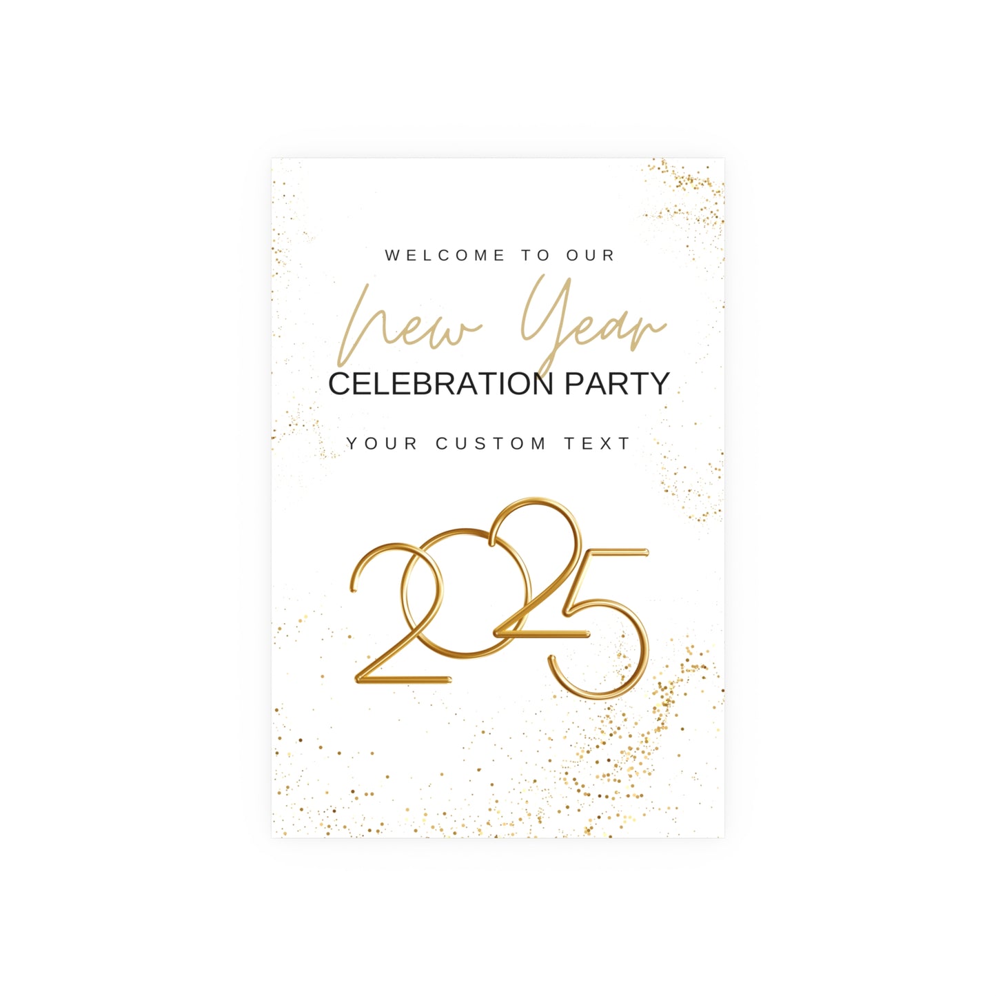 Golden New Beginnings Matte Posters