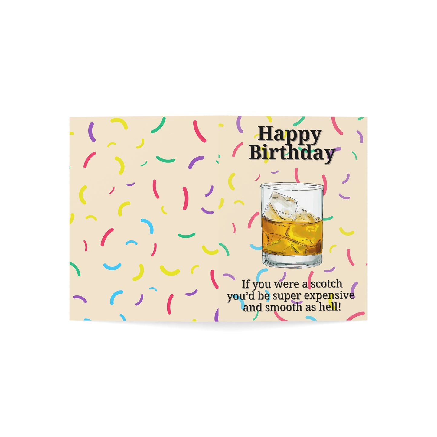 "Smooth as Scotch" Birthday Greeting Card