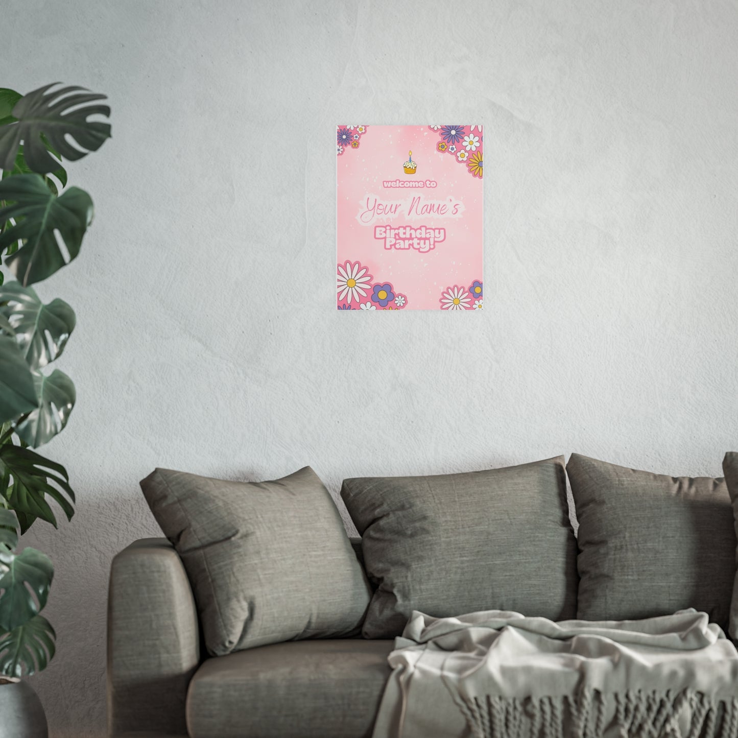 Blossom Birthday Matte Posters