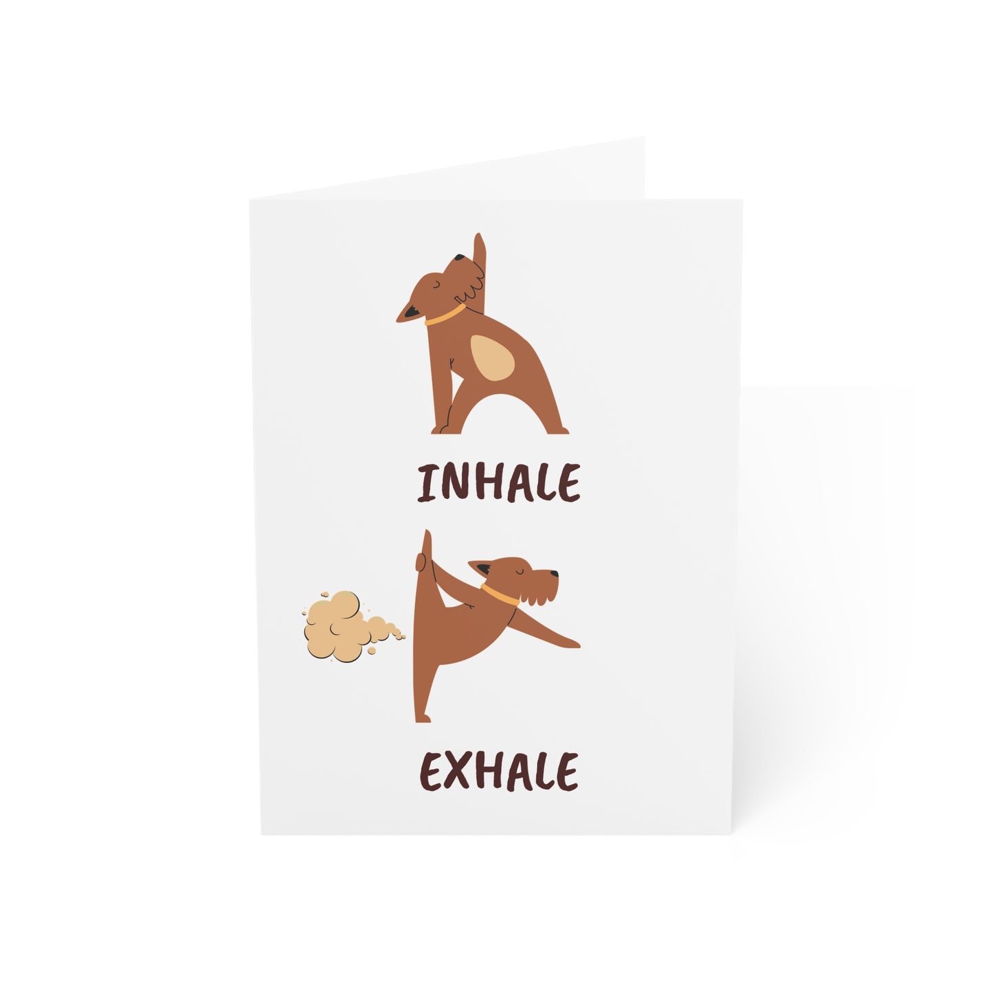 Inhale Exhale Greeting Card