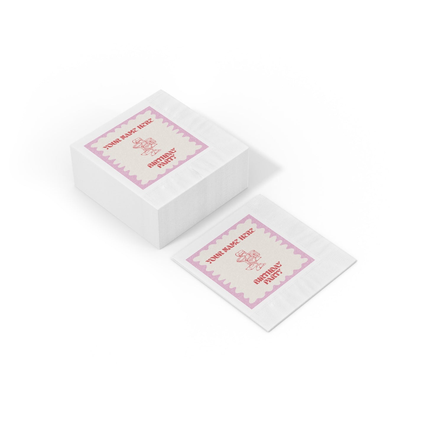 Retro Cocktail Napkins
