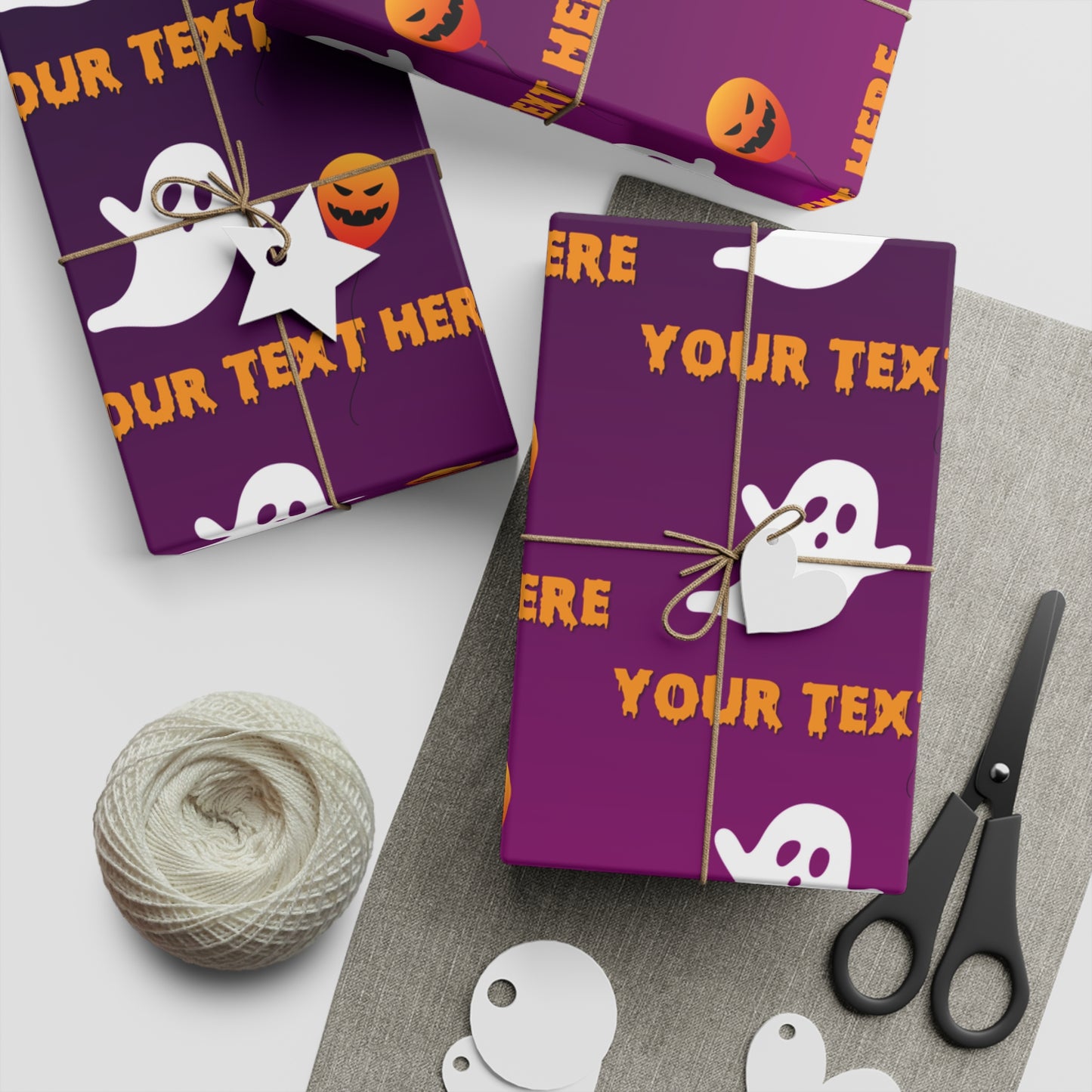 Spooky Soiree Gift Wrapping Paper Sheets, 1pc