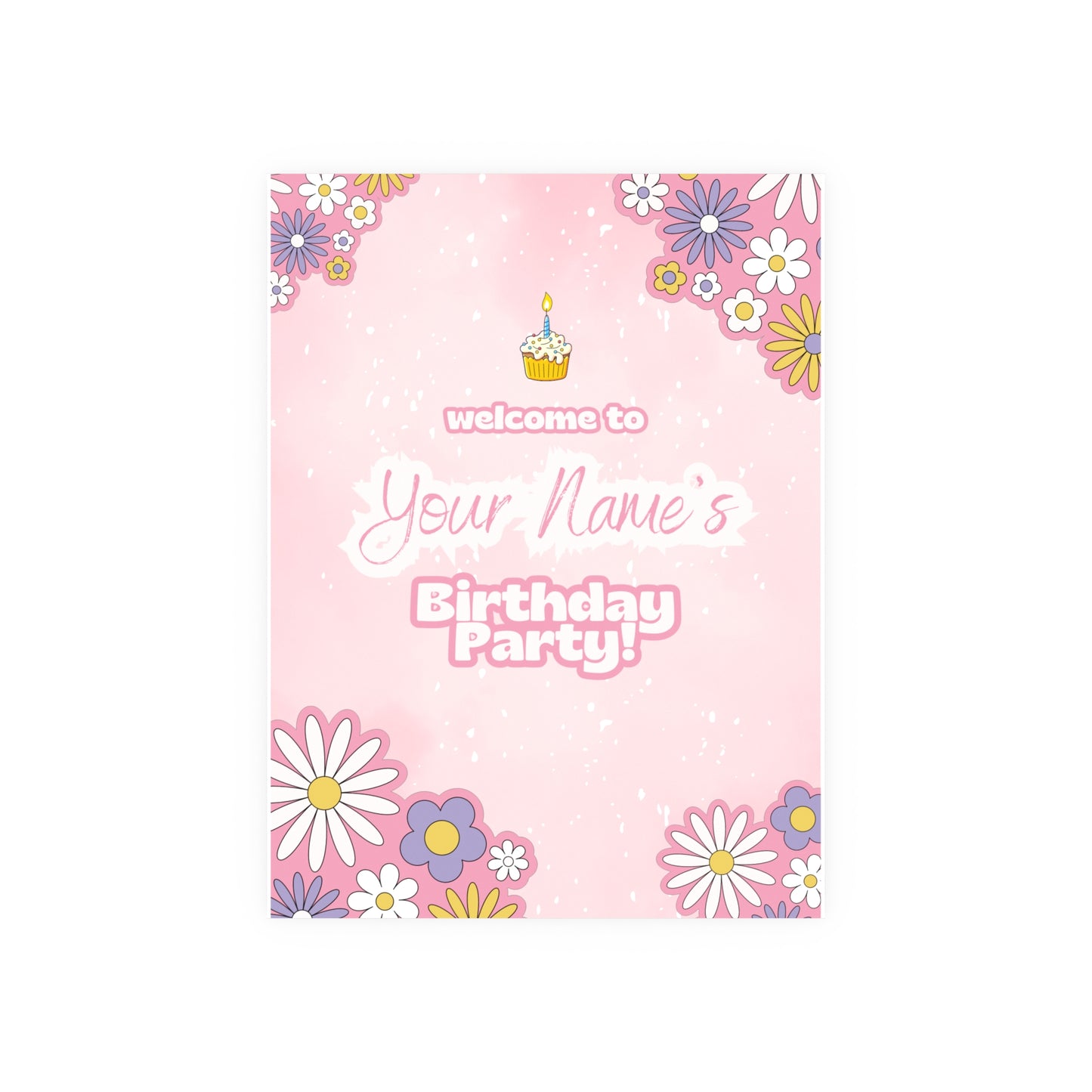 Blossom Birthday Matte Posters