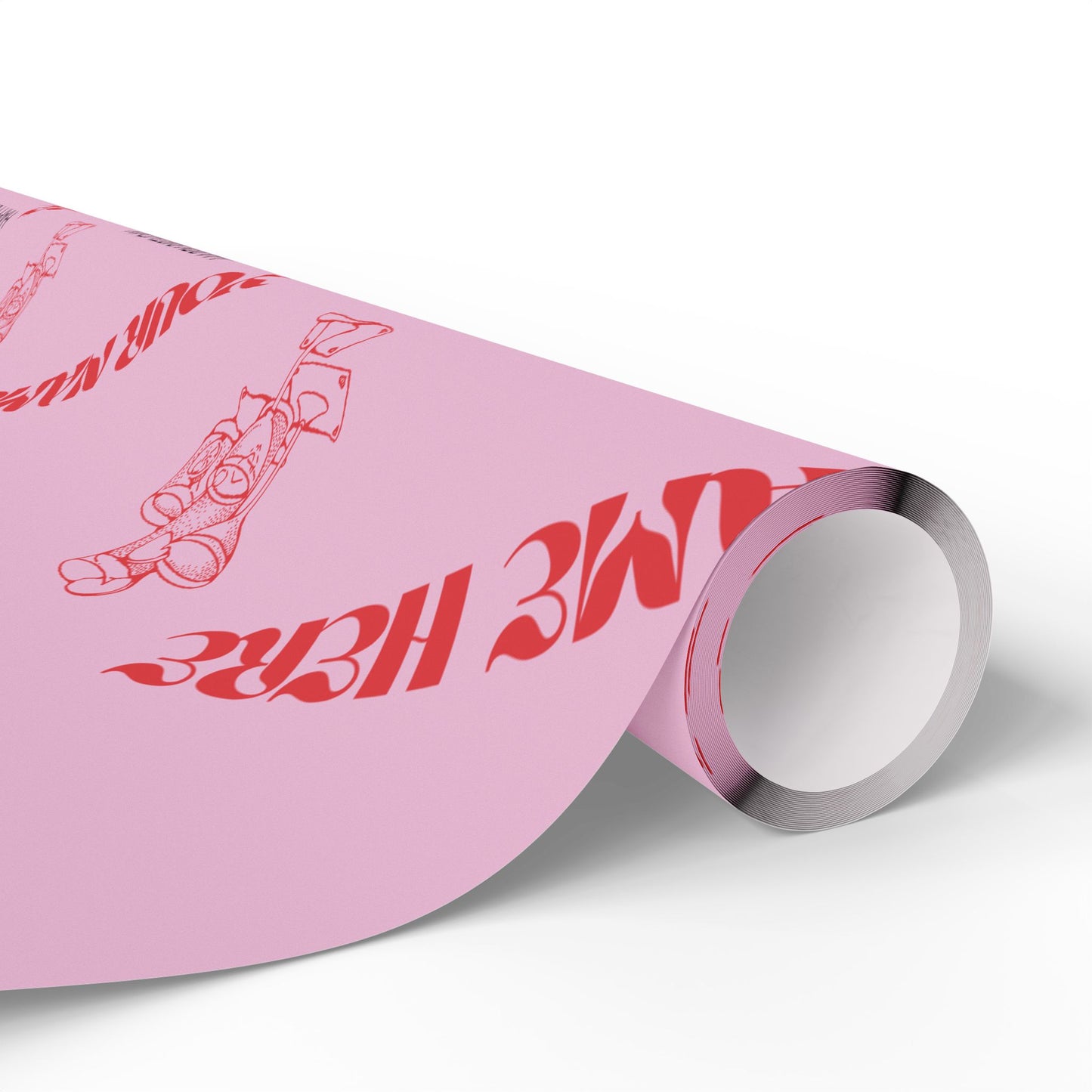 Retro Cocktail Wrapping Paper
