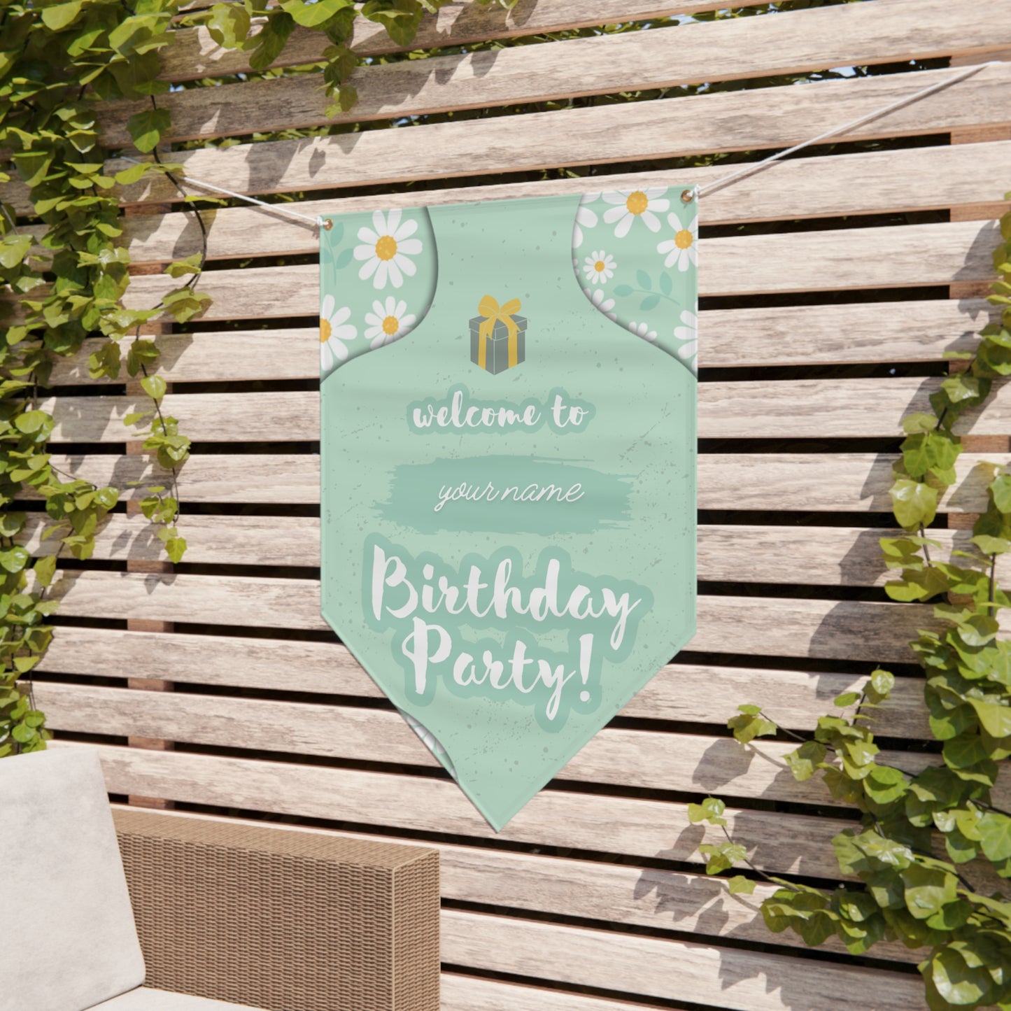 Mint Vibes Pennant Banner
