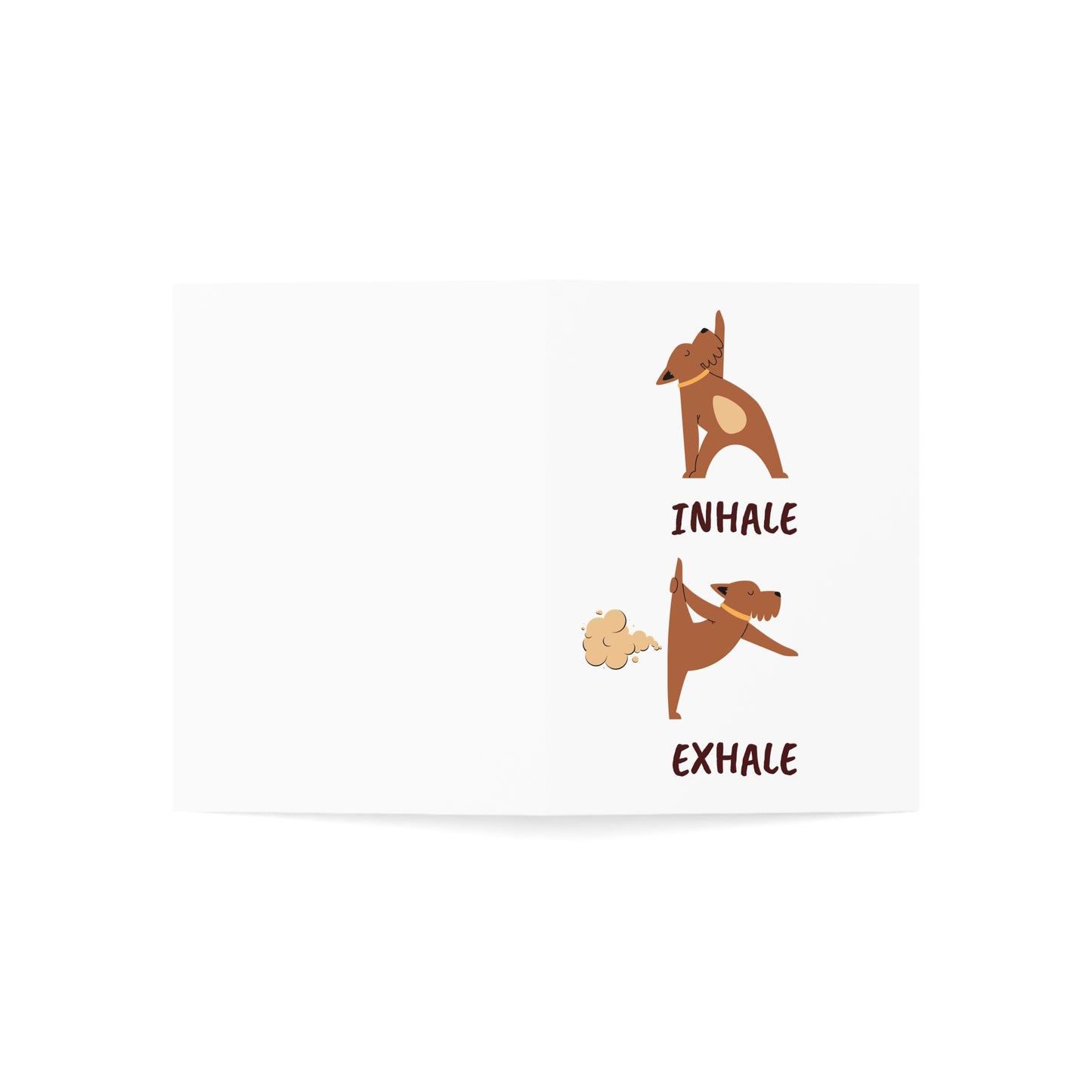 Inhale Exhale Greeting Card