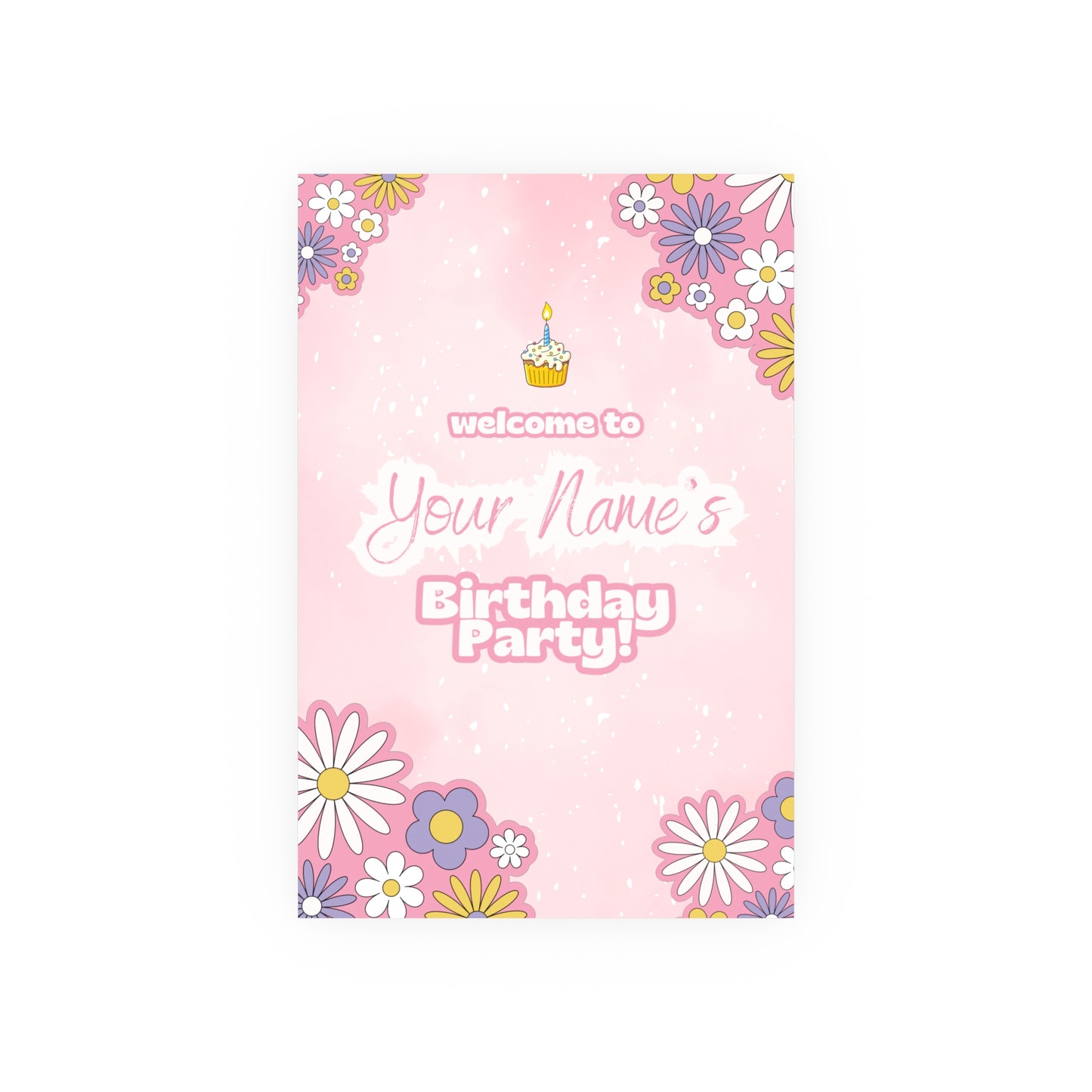 Blossom Birthday Matte Posters