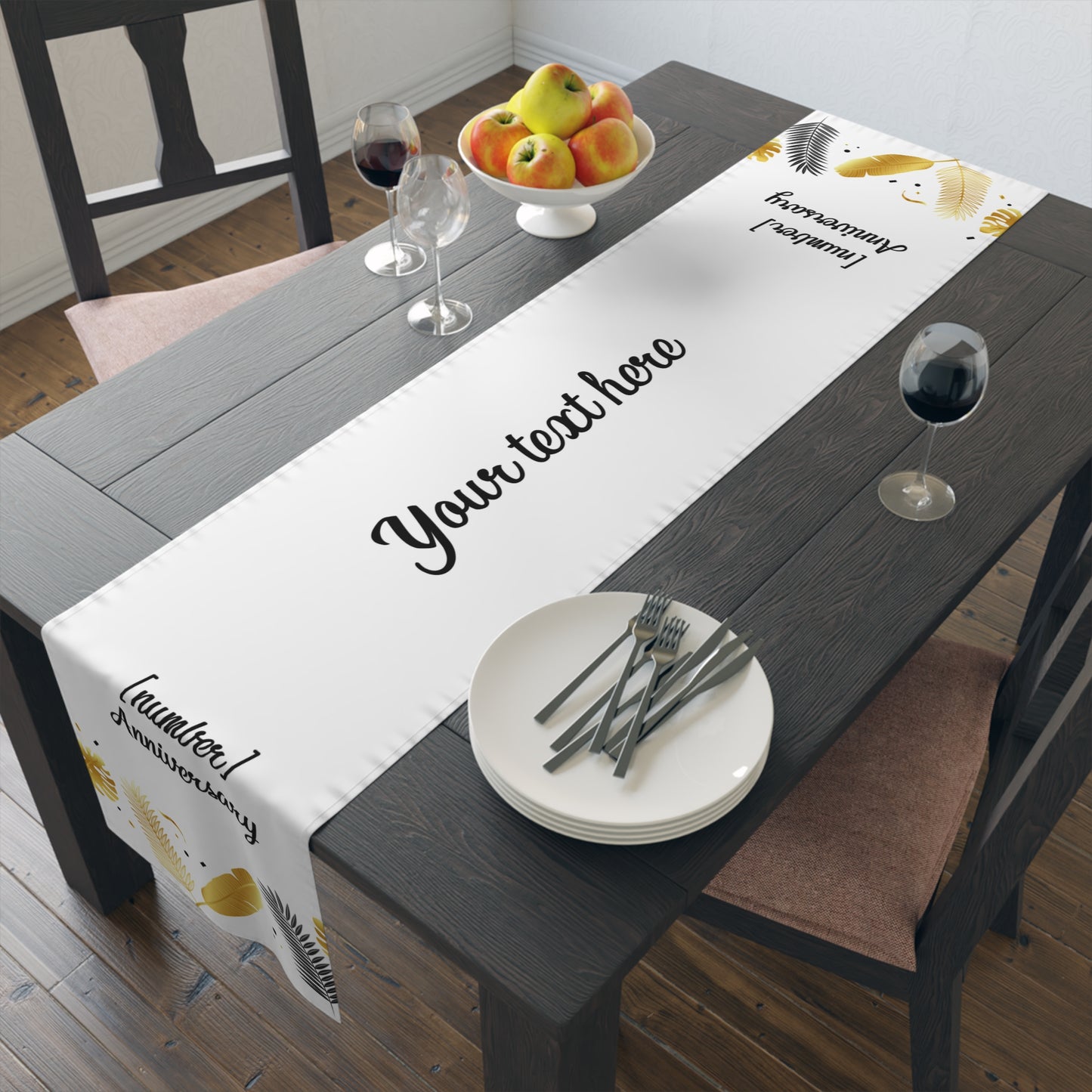 Timeless Love Table Runner (Cotton, Poly)