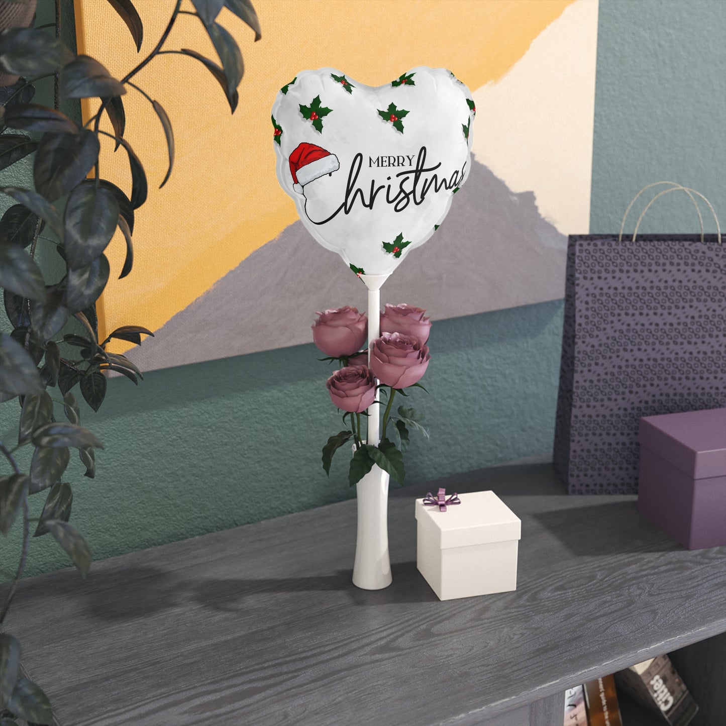 Merry Gathering Balloons (Round and Heart-shaped), 6"