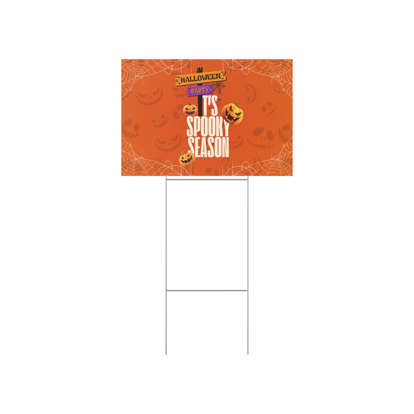 Pumpkin Party Lawn Sign