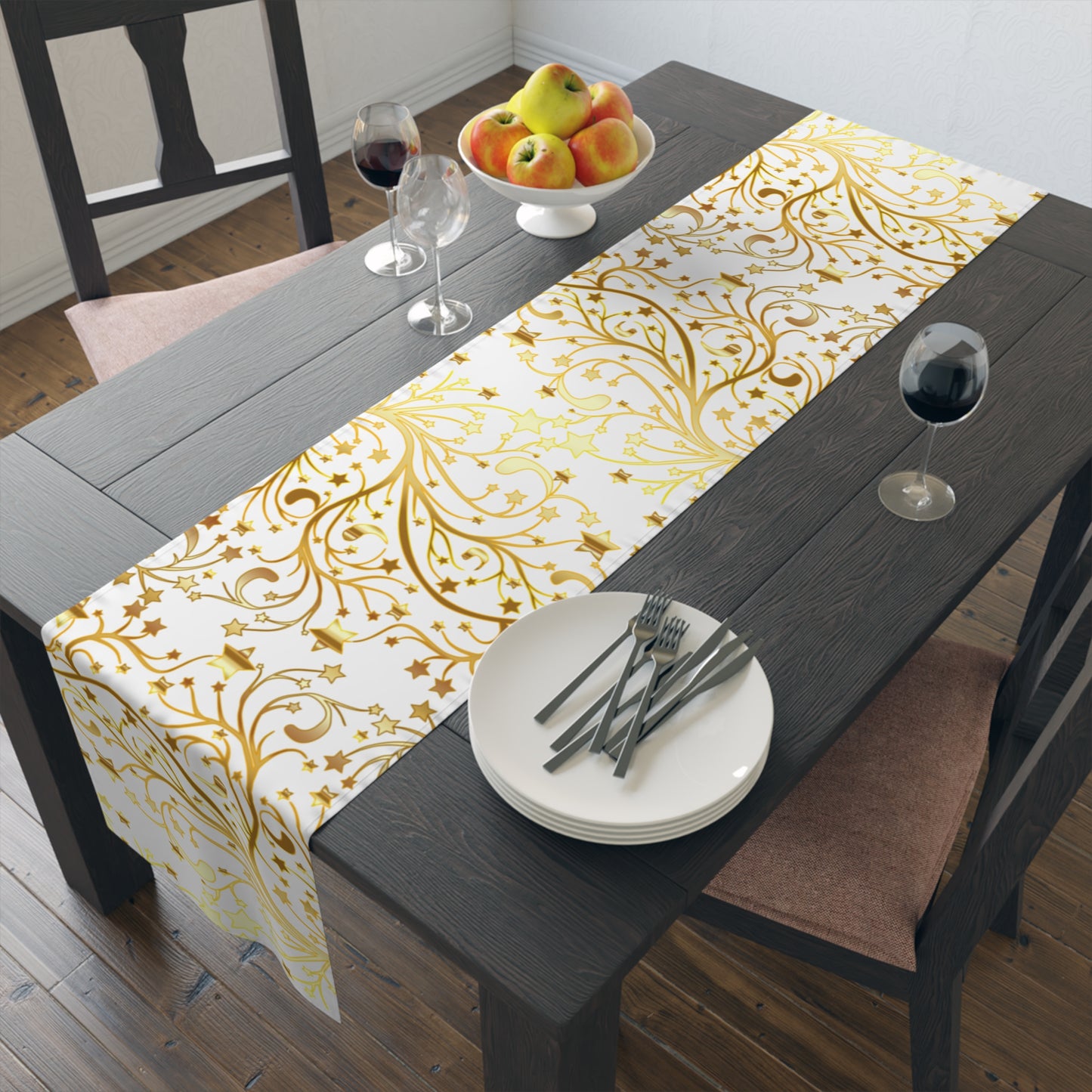 Golden New Beginnings Table Runner