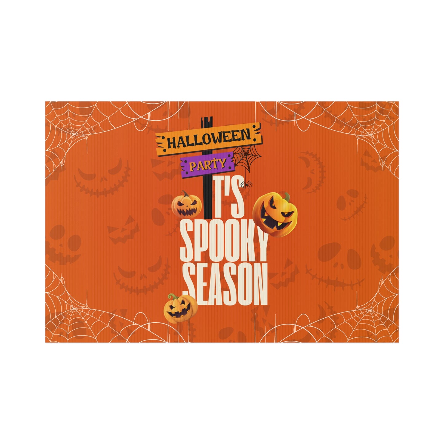 Pumpkin Party Lawn Sign