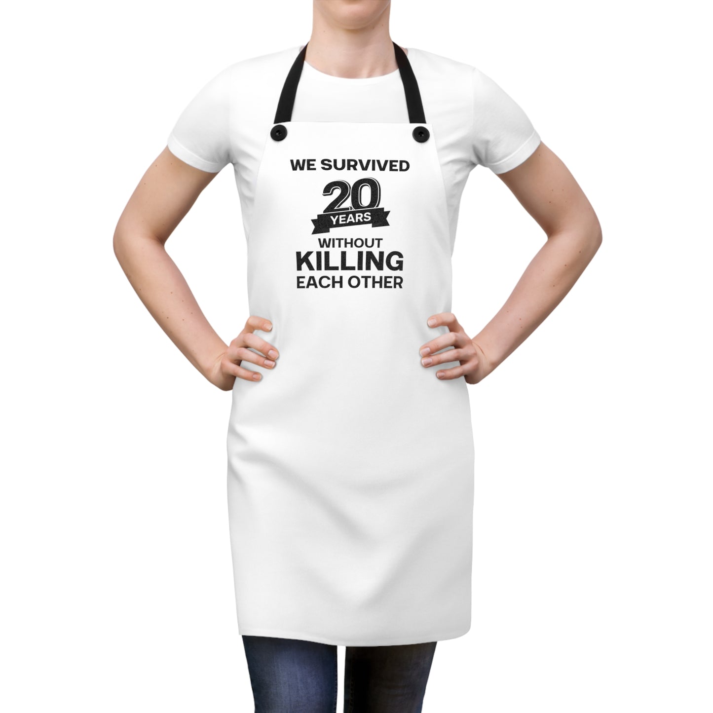 "20 Years Together" Funny Anniversary Apron