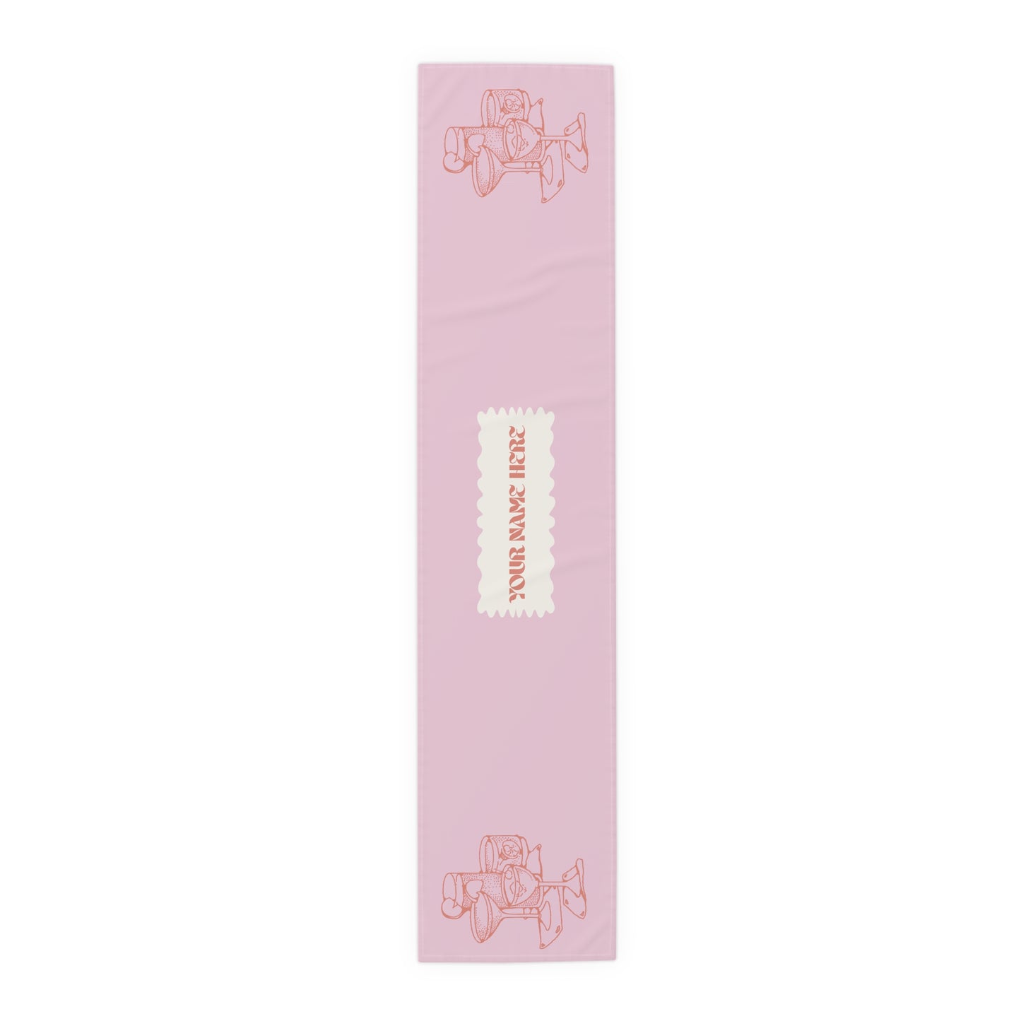Retro Cocktail Table Runner (Cotton, Poly)