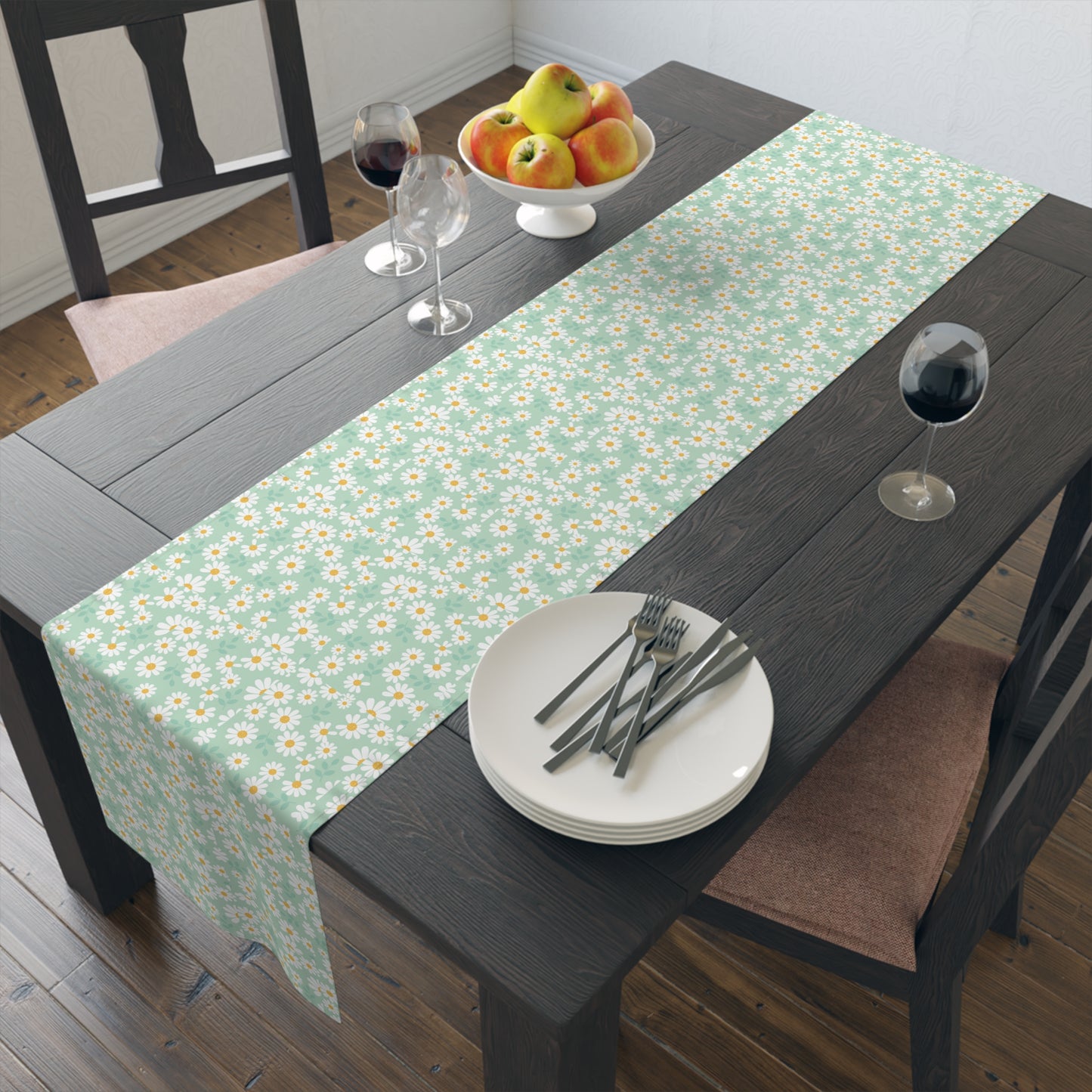 Mint Vibes Table Runner (Cotton, Poly)
