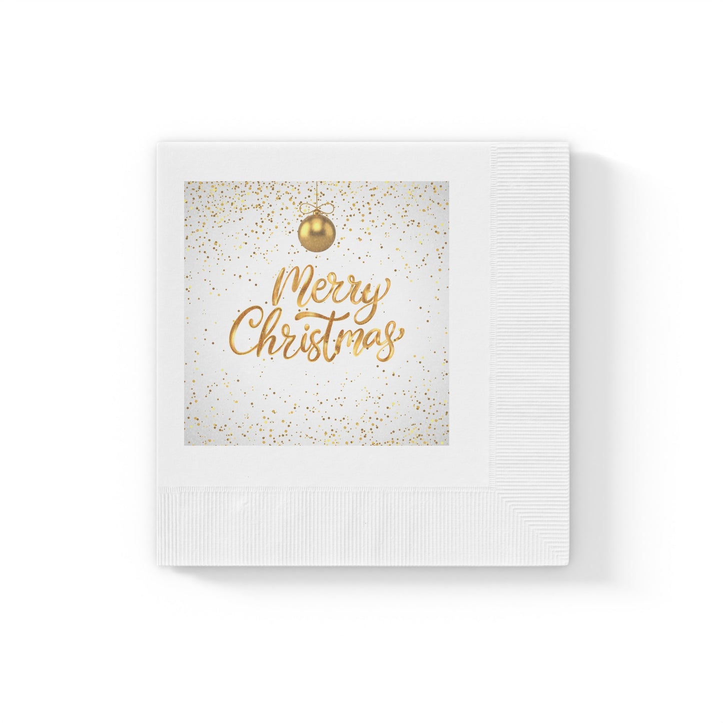 Golden Christmas Napkins