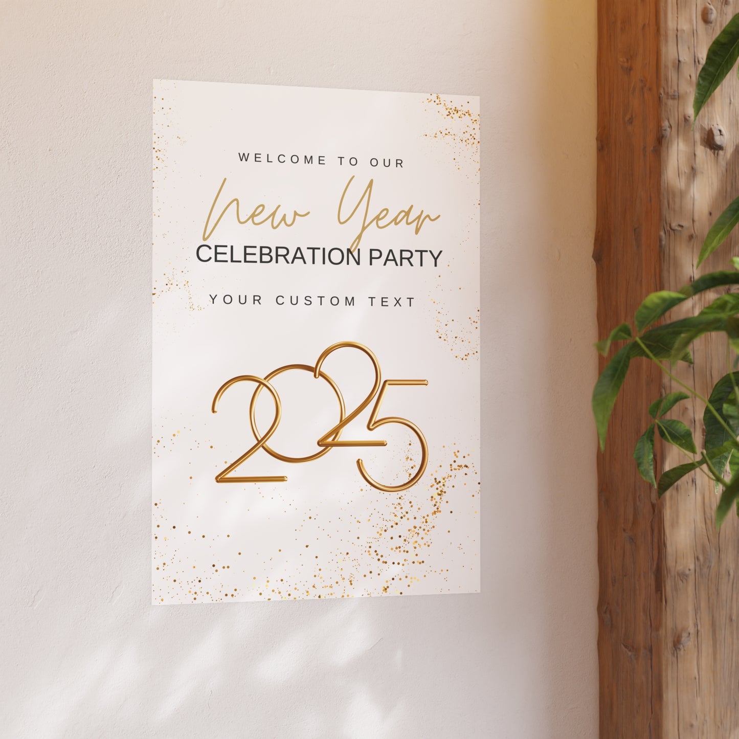 Golden New Beginnings Matte Posters