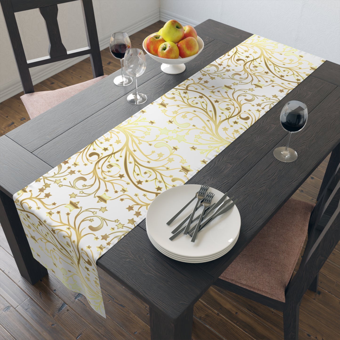 Golden New Beginnings Table Runner