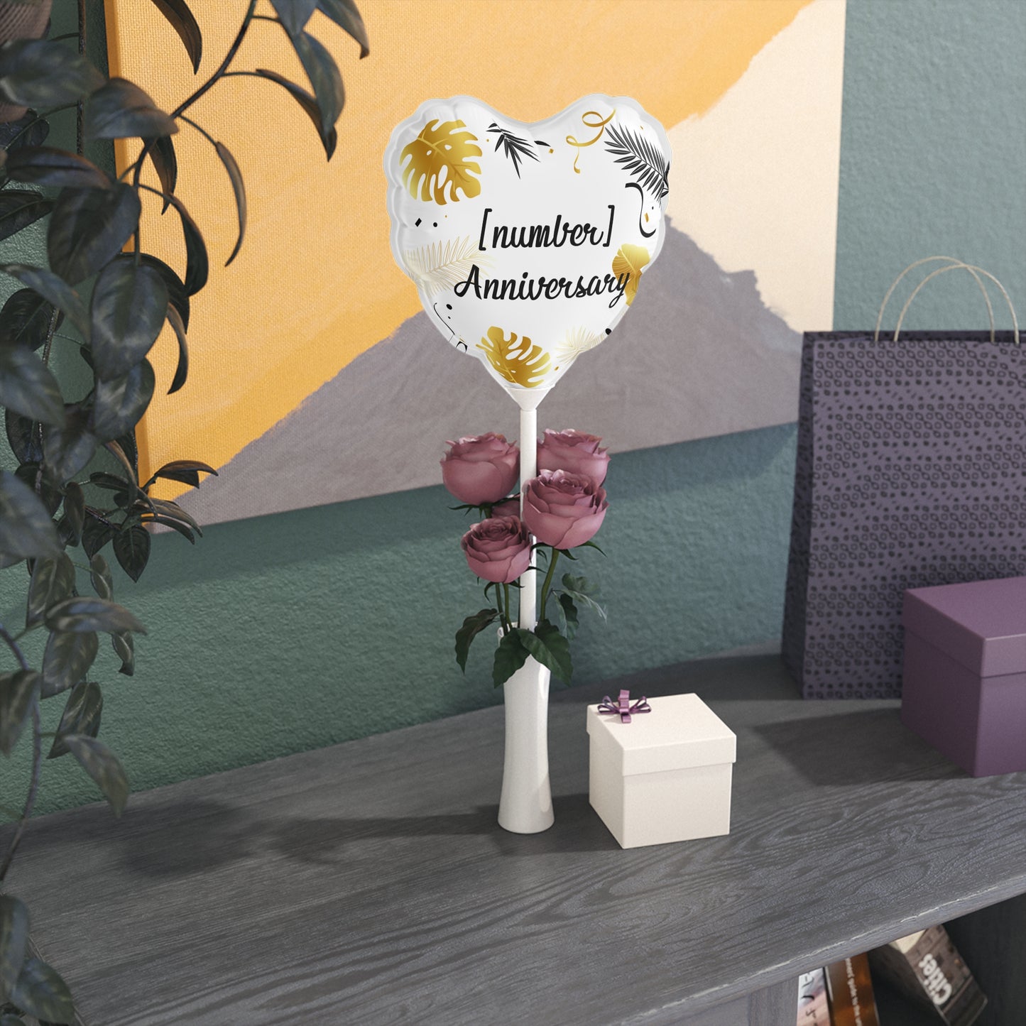Timeless Love Balloons (Round and Heart-shaped), 6"