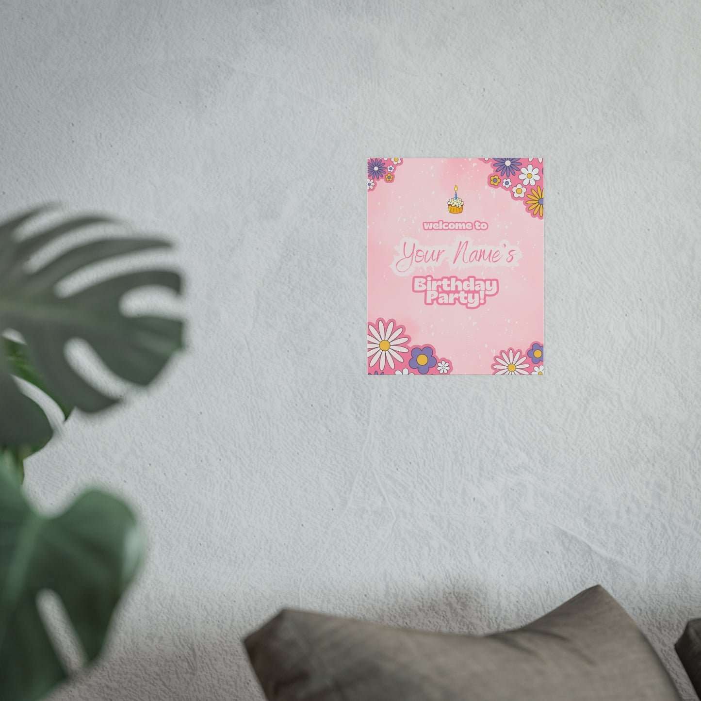 Blossom Birthday Matte Posters