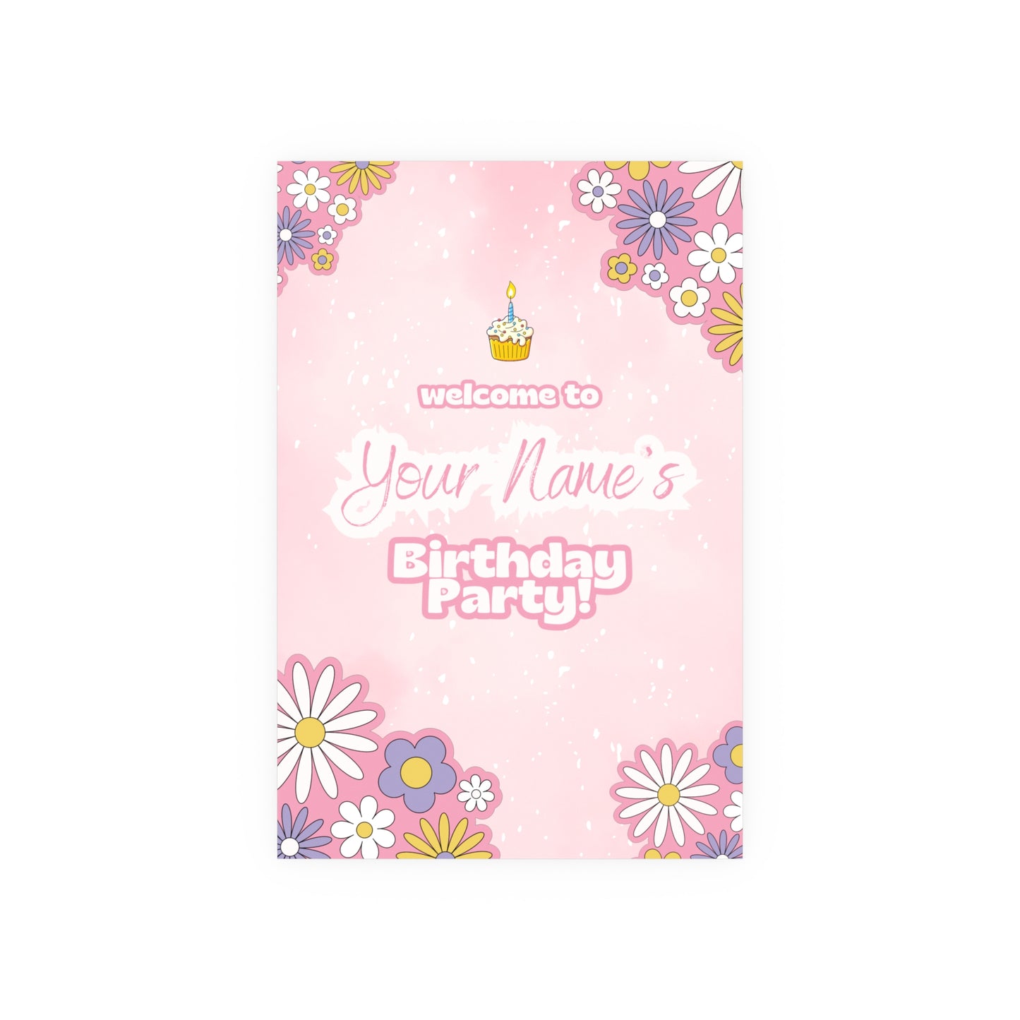 Blossom Birthday Matte Posters