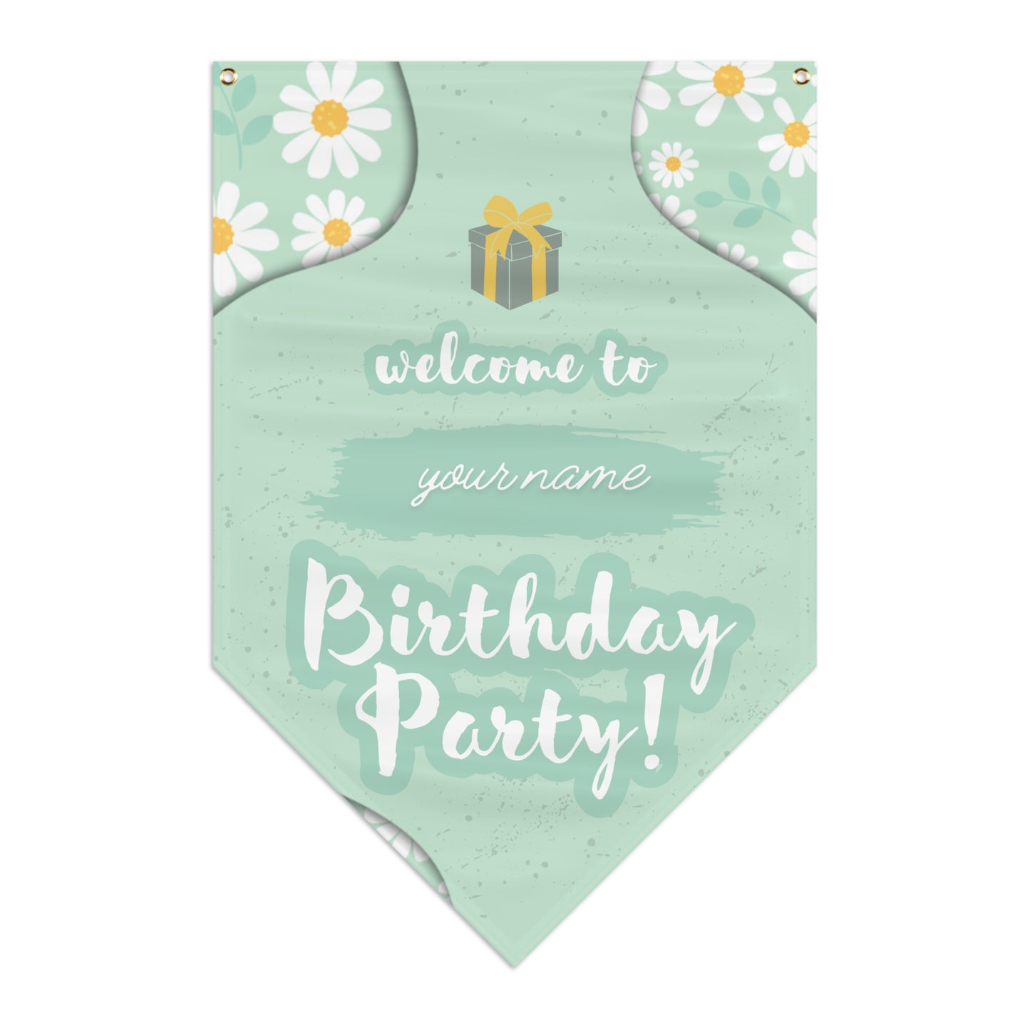 Mint Vibes Pennant Banner