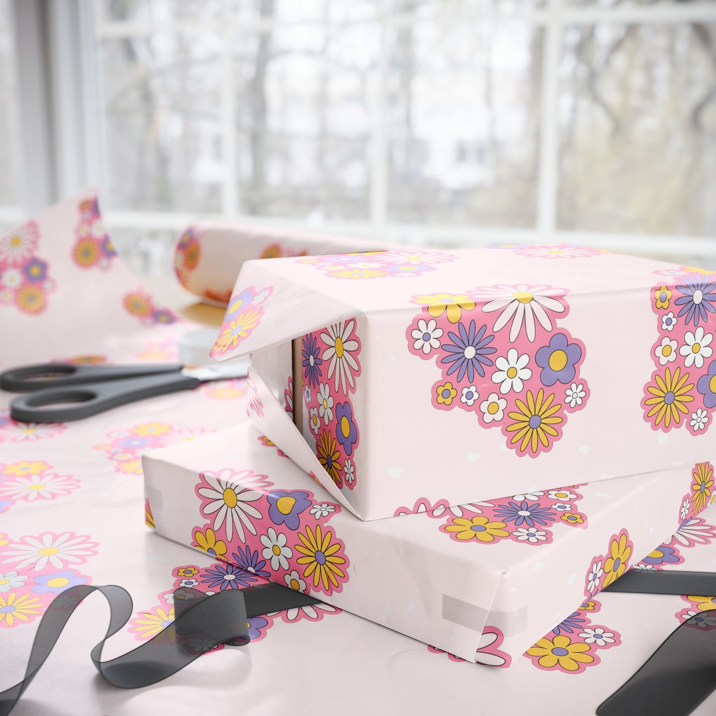 Blossom Birthday Wrapping Paper