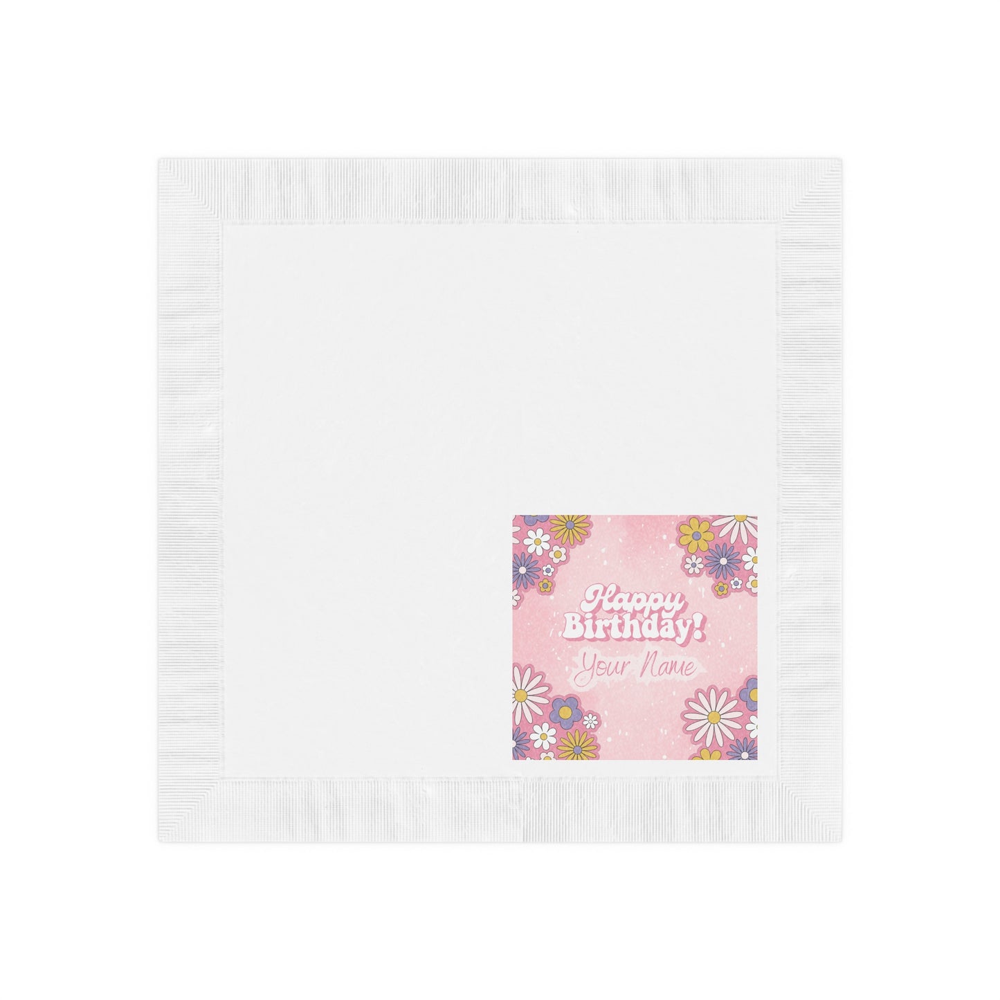 Blossom Birthday Napkins