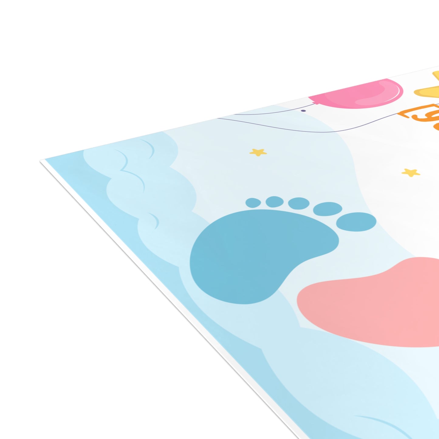 Tiny Steps, Big Dreams Invitation Postcard