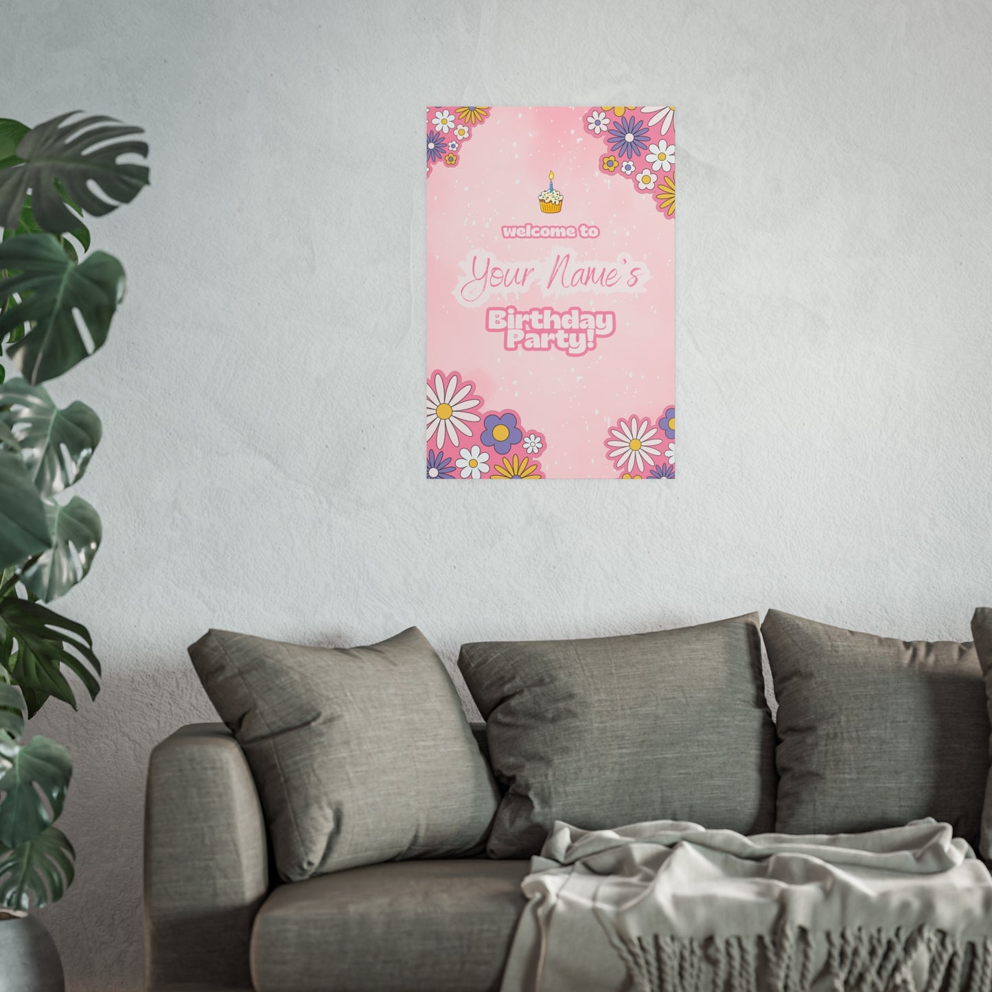 Blossom Birthday Matte Posters
