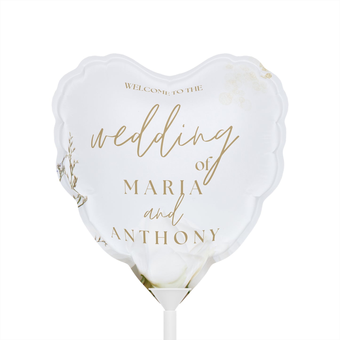 Eternal Union Balloons (Round and Heart-shaped), 6"
