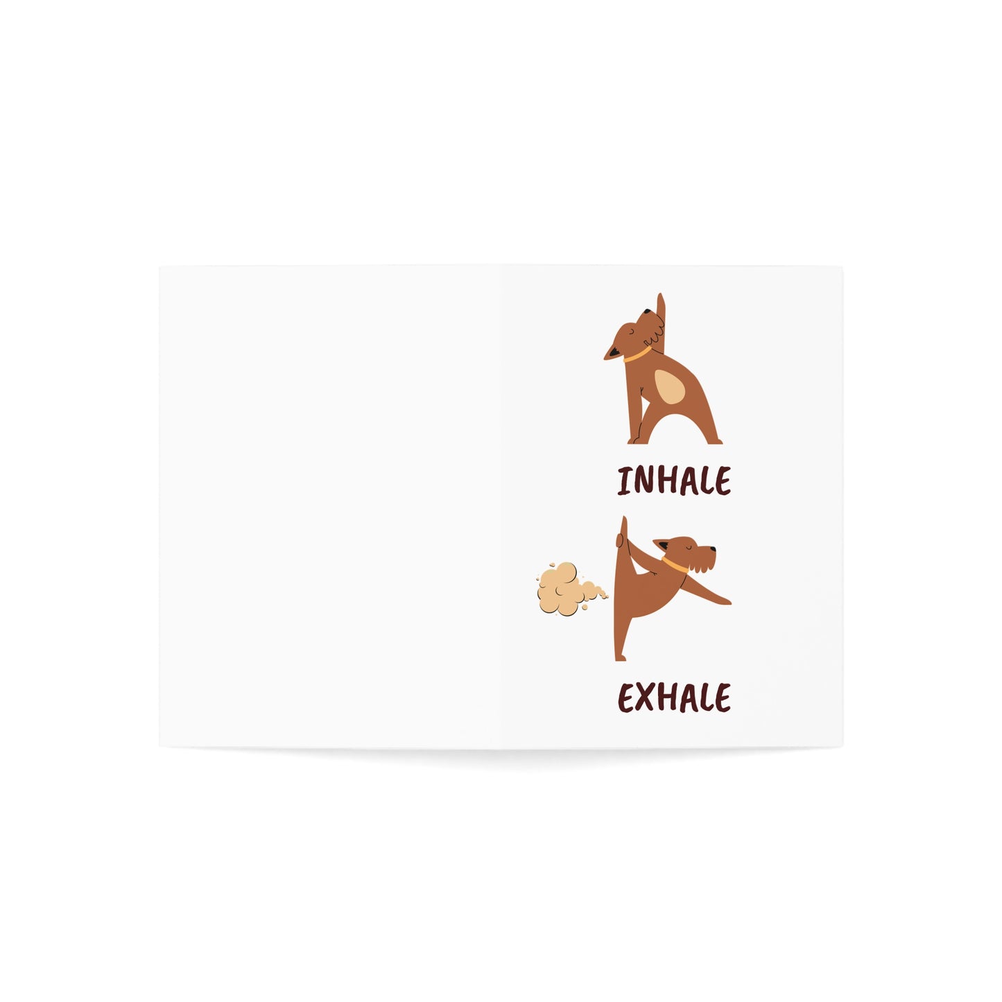 Inhale Exhale Greeting Card
