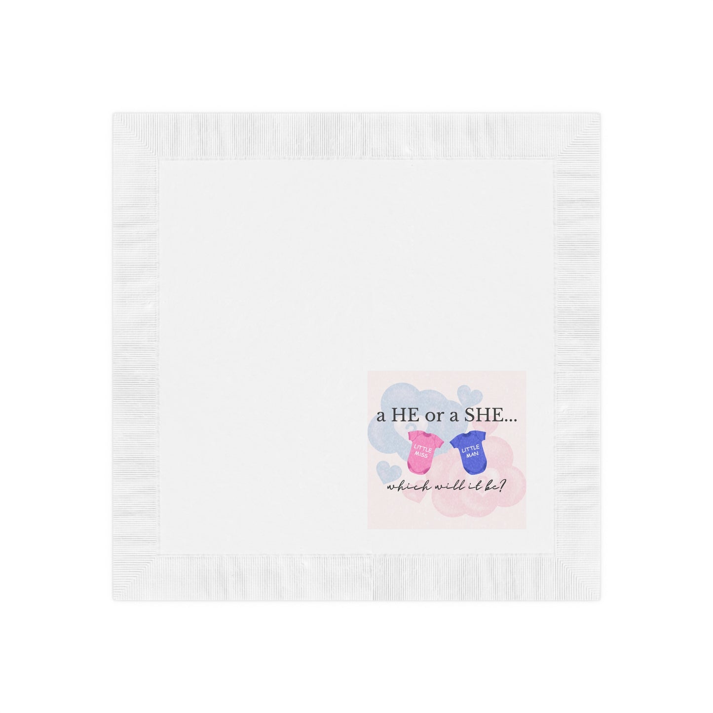 The Big Reveal Napkins