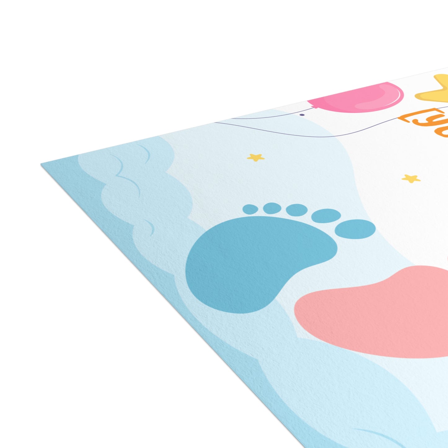 Tiny Steps, Big Dreams Invitation Postcard