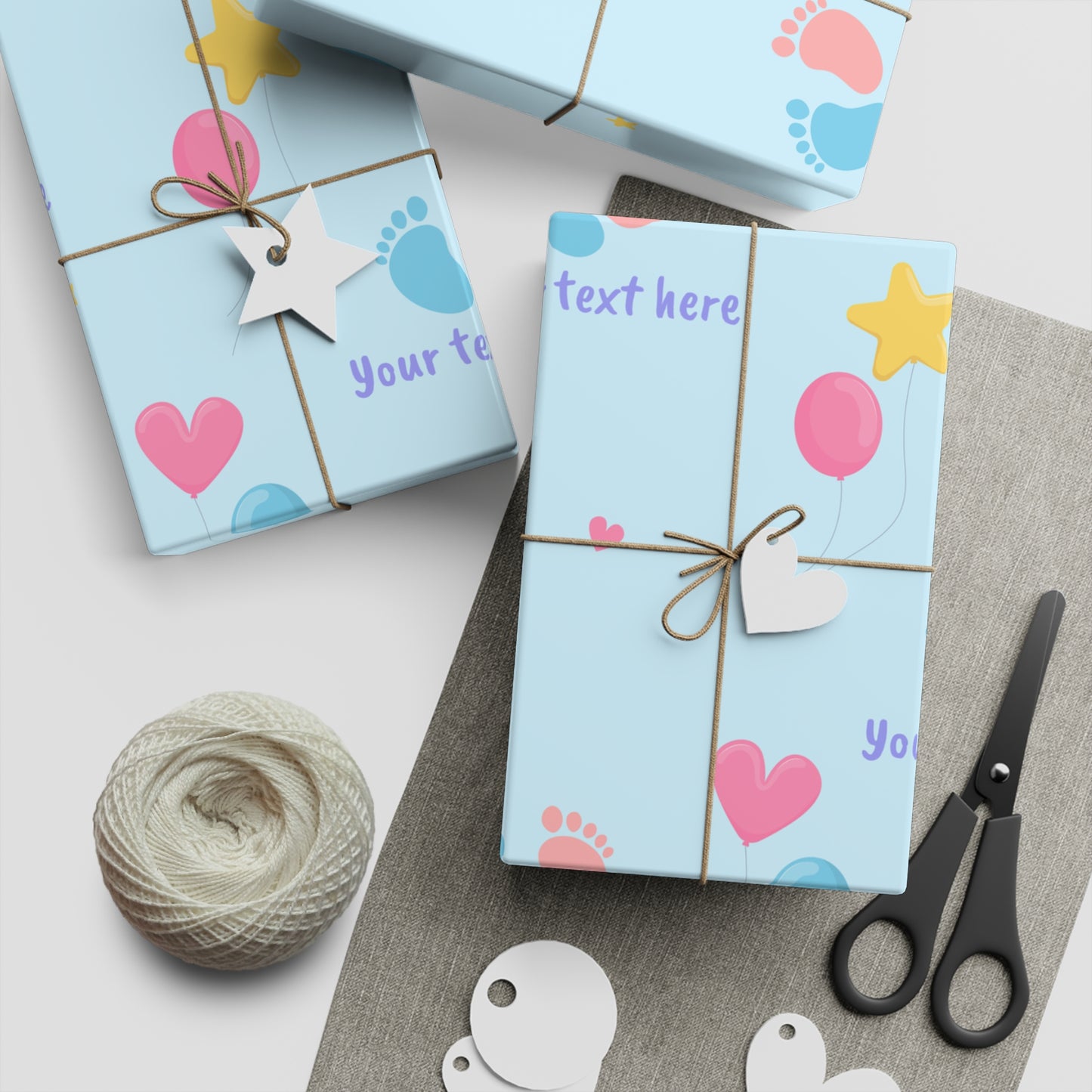 Tiny Steps, Big Dreams Custom Wrapping Paper