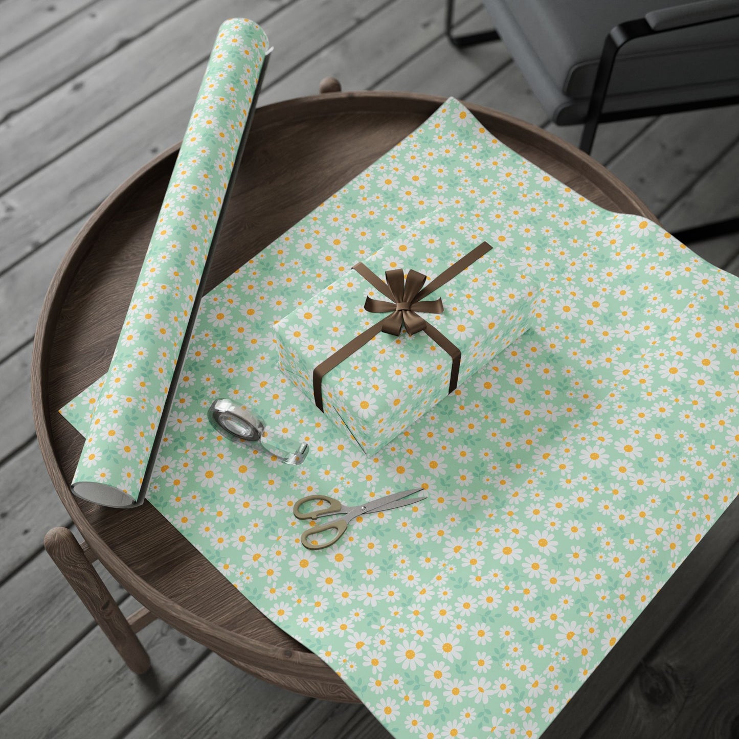 Mint Vibes Wrapping Papers