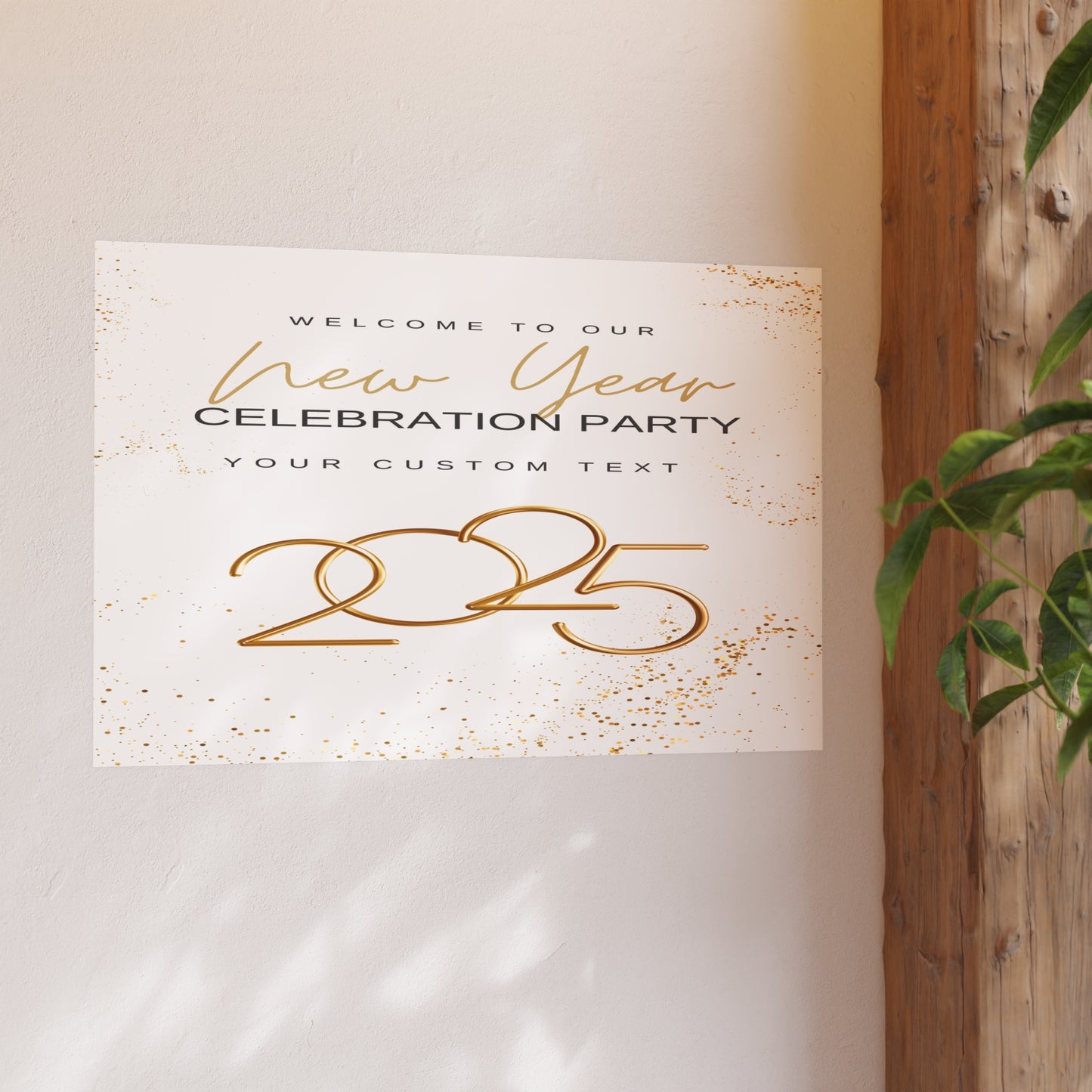 Golden New Beginnings Matte Posters