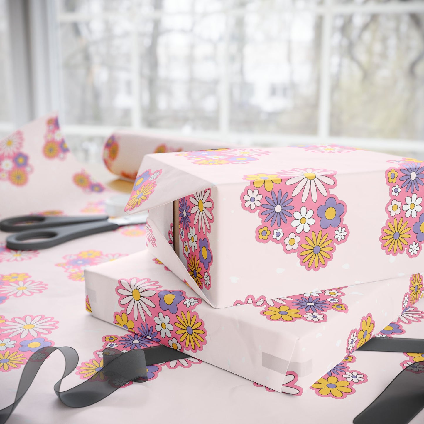 Blossom Birthday Wrapping Paper